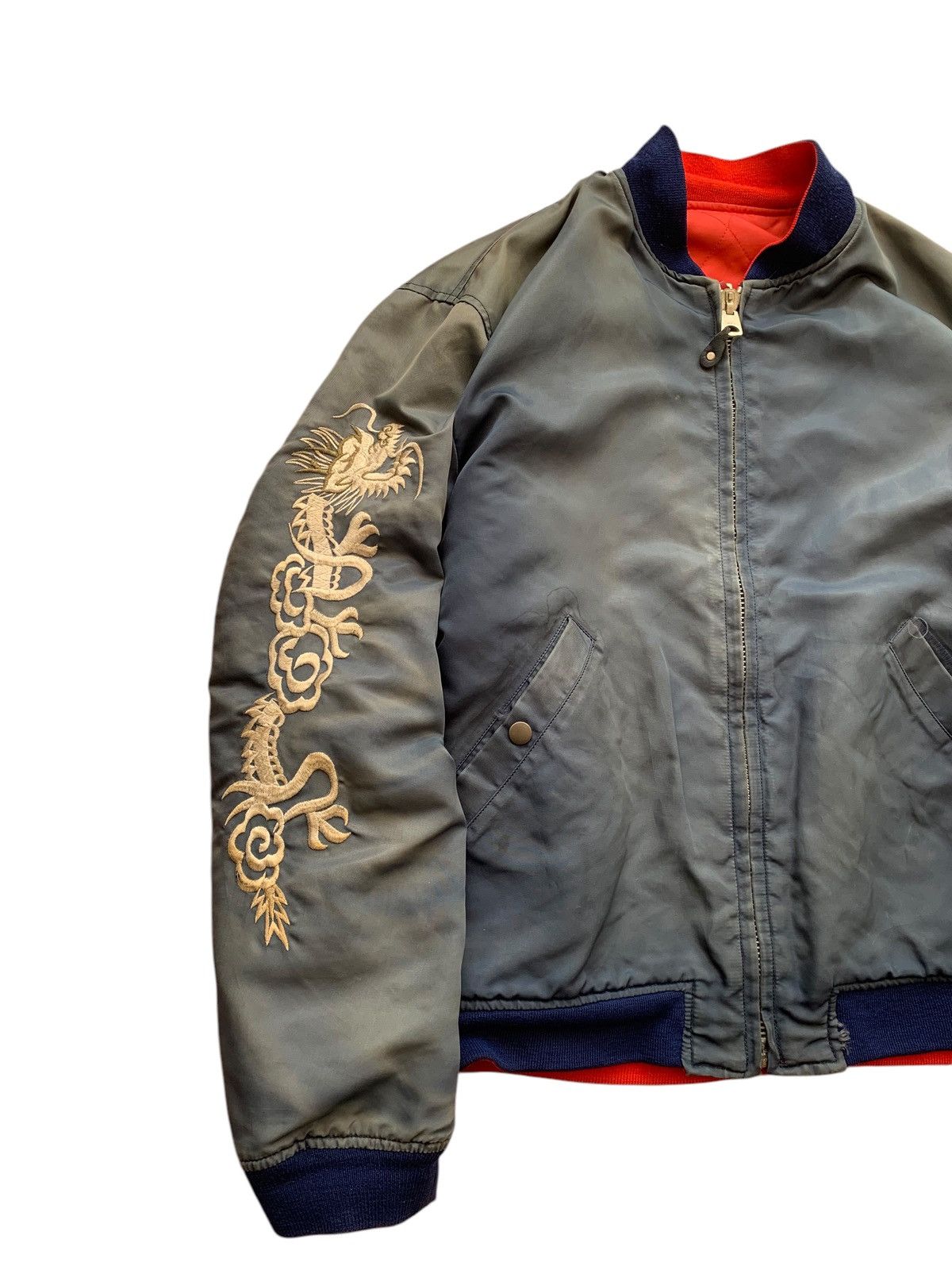 Bape 🔥VTG 1996 BAPE REVERSIBLE SUKAJAN JACKETS Size US L / EU 52-54 / 3 - 7 Thumbnail