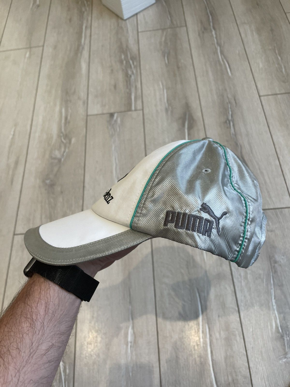 Mercedes-Benz × Puma AMG Petronas F1 MERCEDES BENZ x PUMA RARE RACING SILVER CAP Size ONE SIZE - 2 Thumbnail