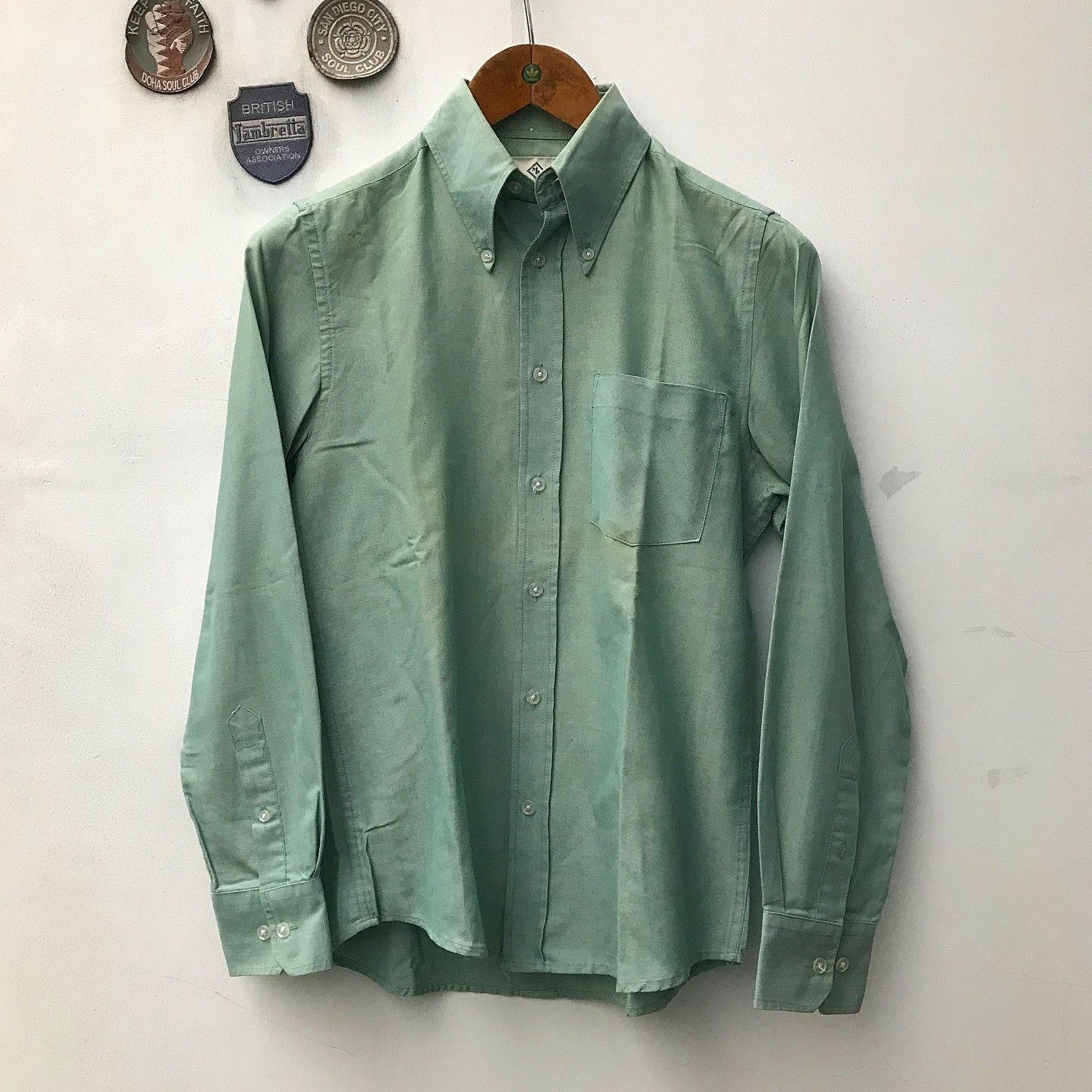 Vintage Vintage Mikkel Rude British Trimfit oxford Long Sleeves Size US S / EU 44-46 / 1 - 1 Thumbnail