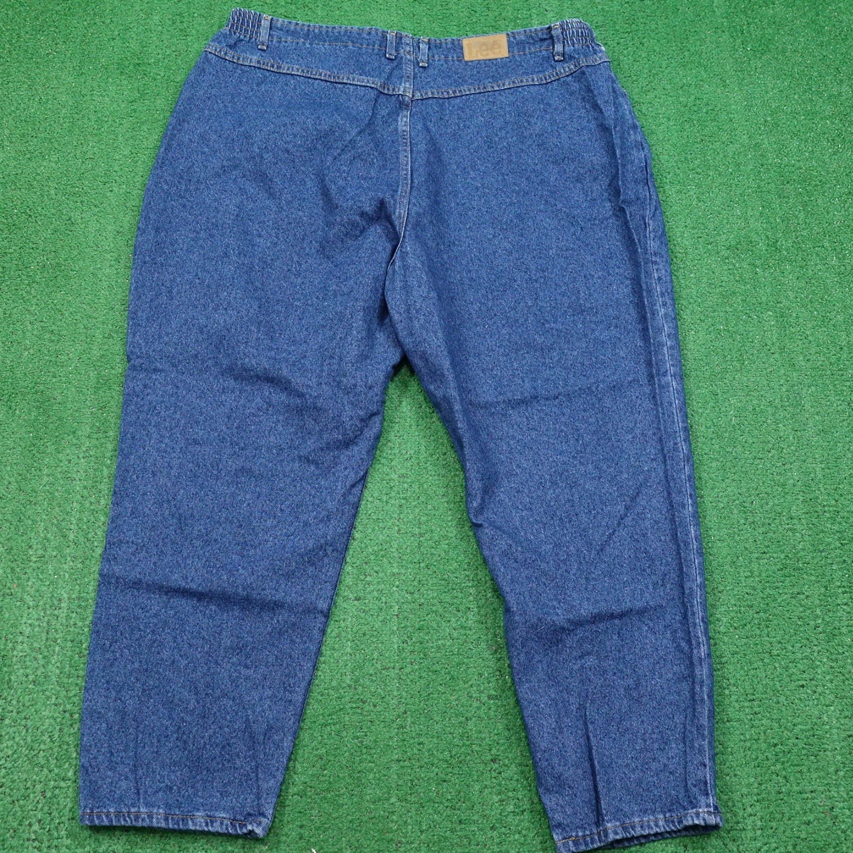 Lee VINTAGE Lee USA DENIM Jeans WOMENS 30 MED Tapered 43x28 Blue - 90s/Marketing, 80s, 70s? (If decades) Size 30" / US 8 / IT 44 - 7 Thumbnail