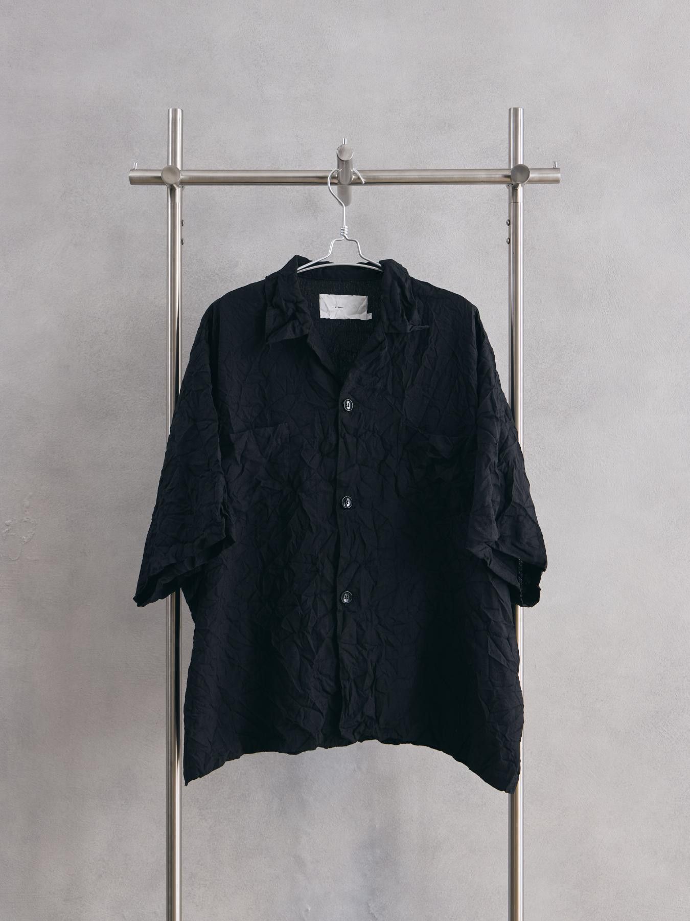 Other I’m here : - UNFORM OPEN COLLAR SHIRTS - BLACK Size US M / EU 48-50 / 2 - 2 Thumbnail