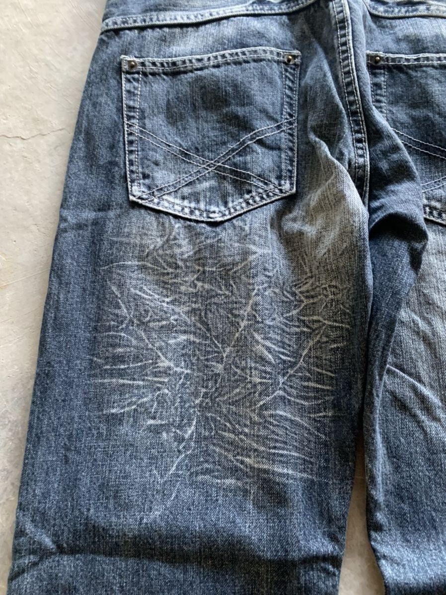 Japanese Brand FLARE SORRIDERE SICK WHISKERED WASHED JAPANESE GRUNGE Size US 33 - 17 Thumbnail