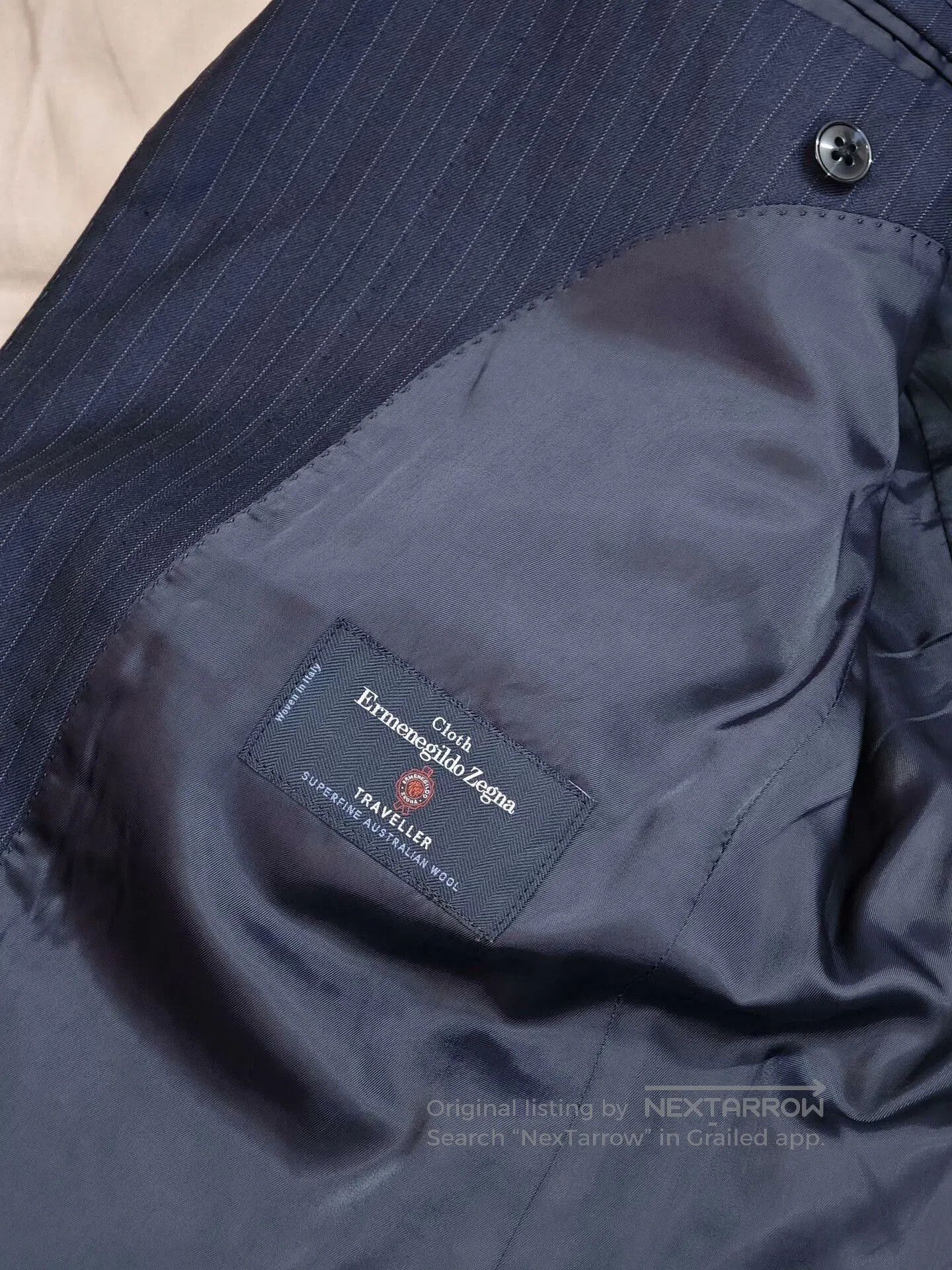 Ermenegildo Zegna Custom Zegna Wool and Linen Suit. Size US M / EU 48-50 / 2 - 7 Thumbnail