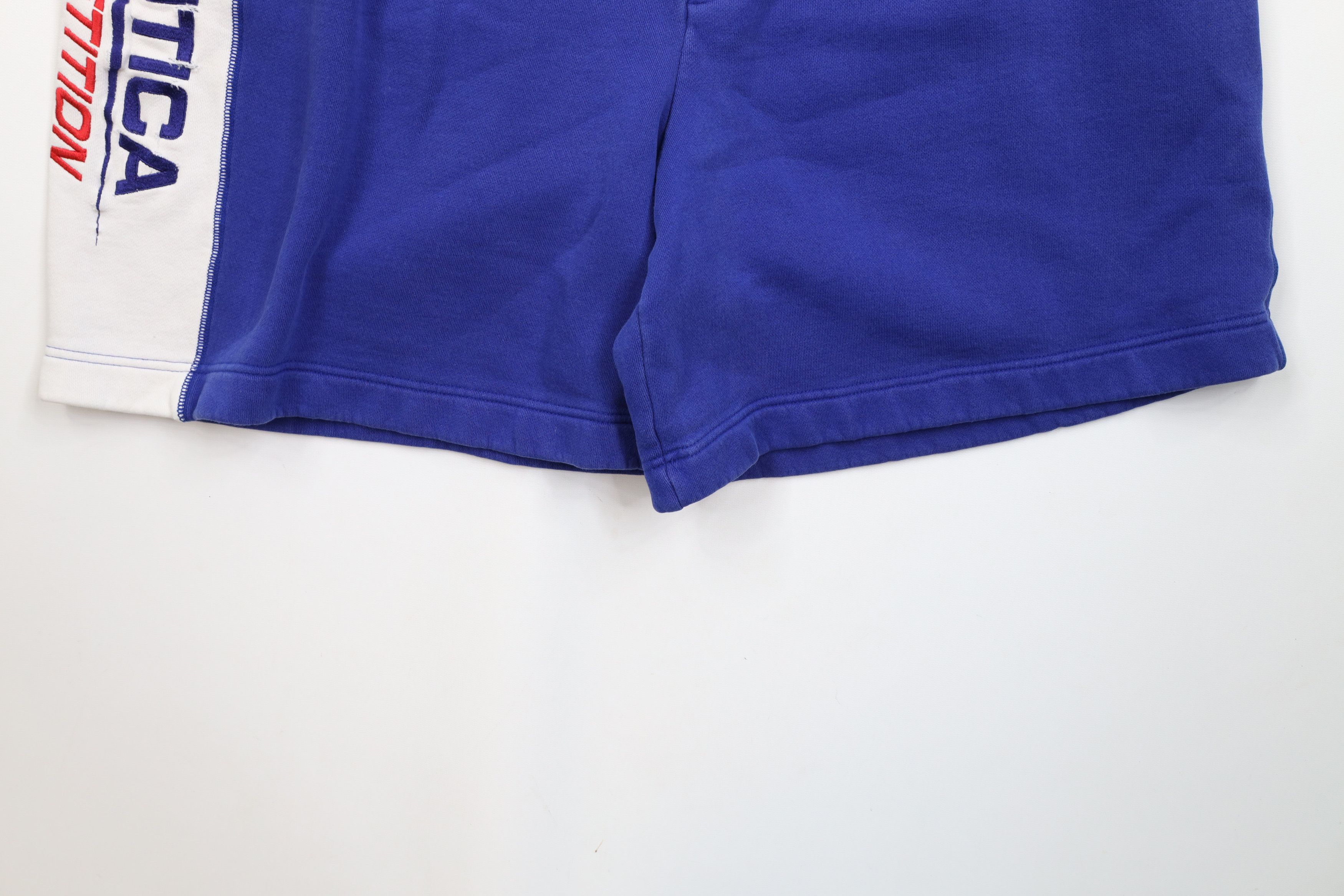 Nautica × Vintage Vintage 90s Nautica Competition Spell Out Sweatpants Shorts Size US 38 / EU 54 - 4 Thumbnail