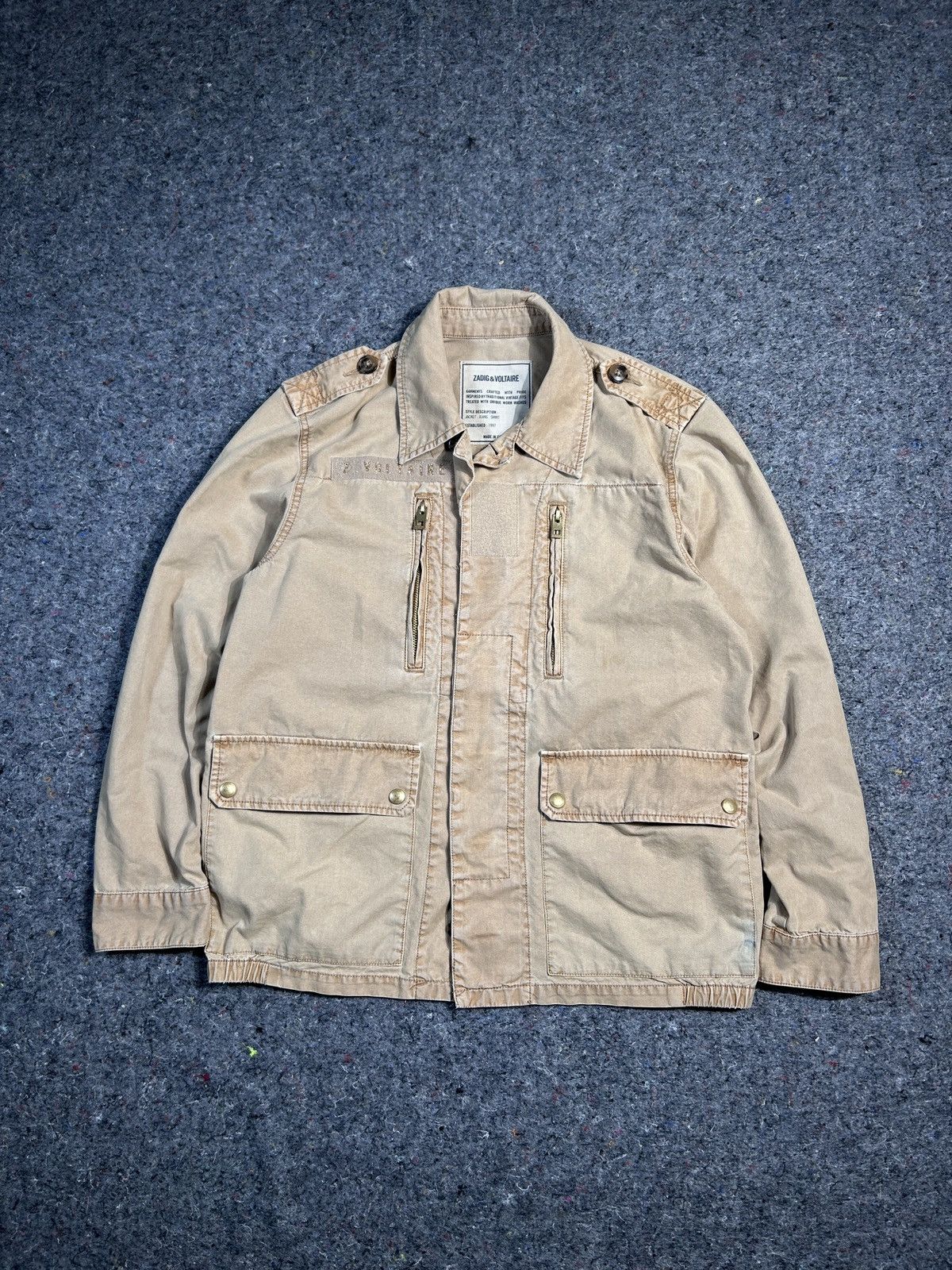 Zadig & Voltaire Kid Cotton Good Vibes Jacket L size