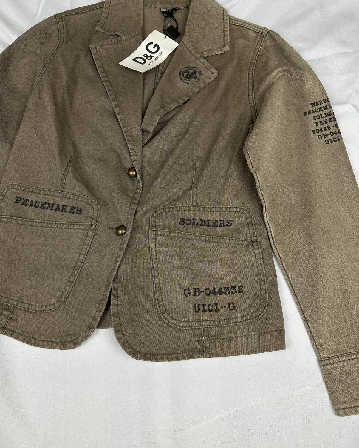 Dolce & Gabbana Dolce & Gabbana Blazer Jacket Size L wmns With Tags DG Size L / US 10 / IT 46 - 2 Thumbnail