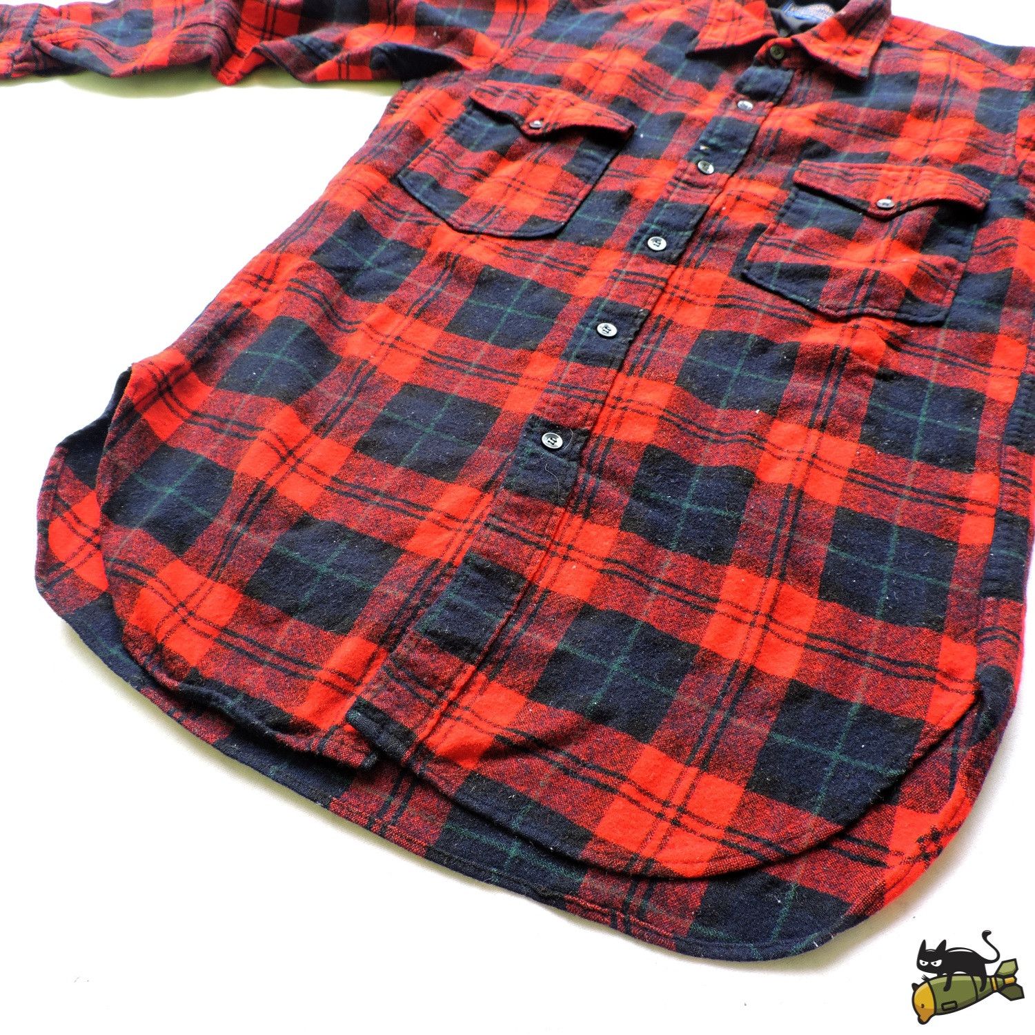 Pendleton PENDLETON PURE VIRGIN WOOL PLAID LONG SLEEVE FLANNEL SHIRT Size US M / EU 48-50 / 2 - 8 Thumbnail