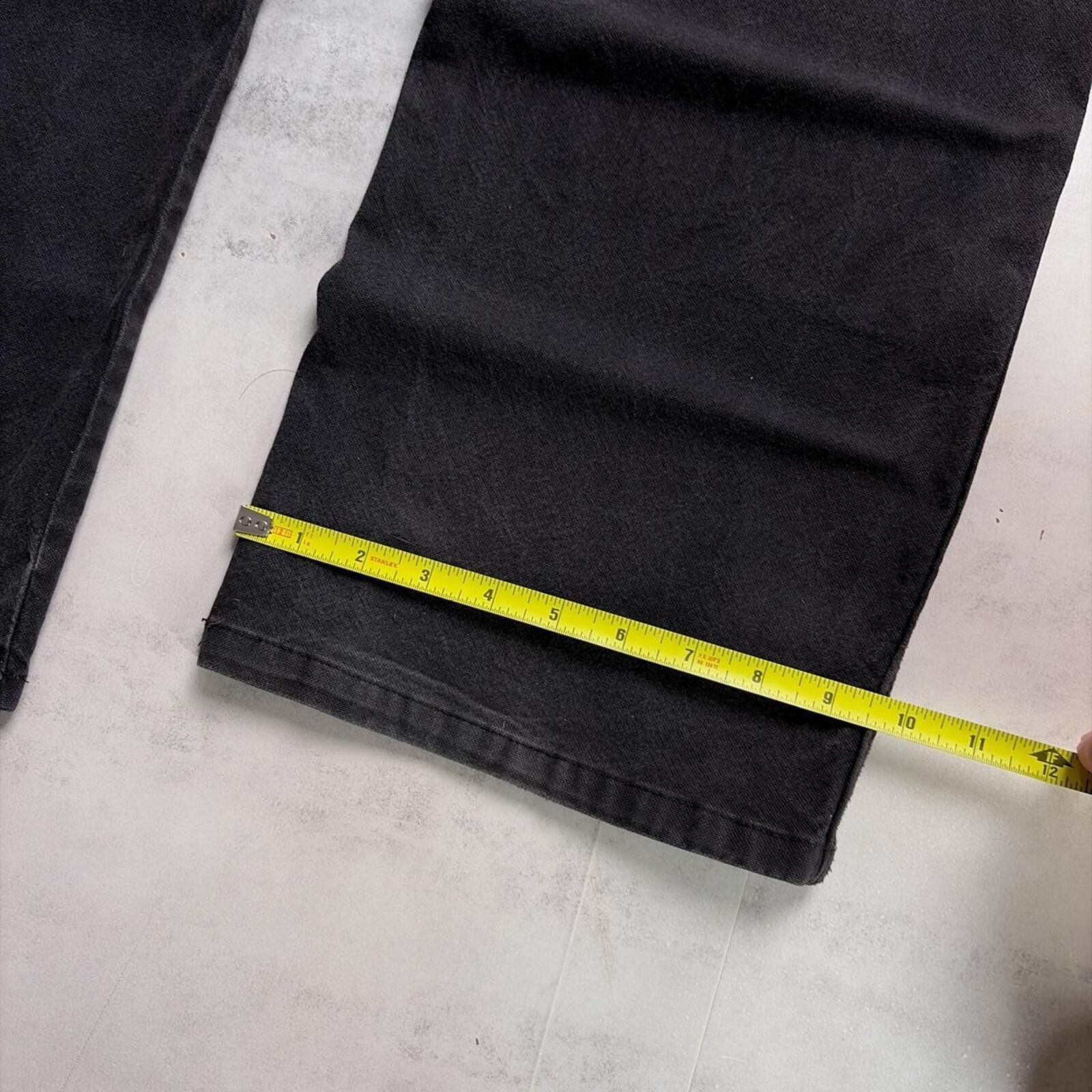 Dickies Y2K Black Dickies Grunge Baggy Distressed Carpenter Pants Size US 40 / EU 56 - 8 Thumbnail