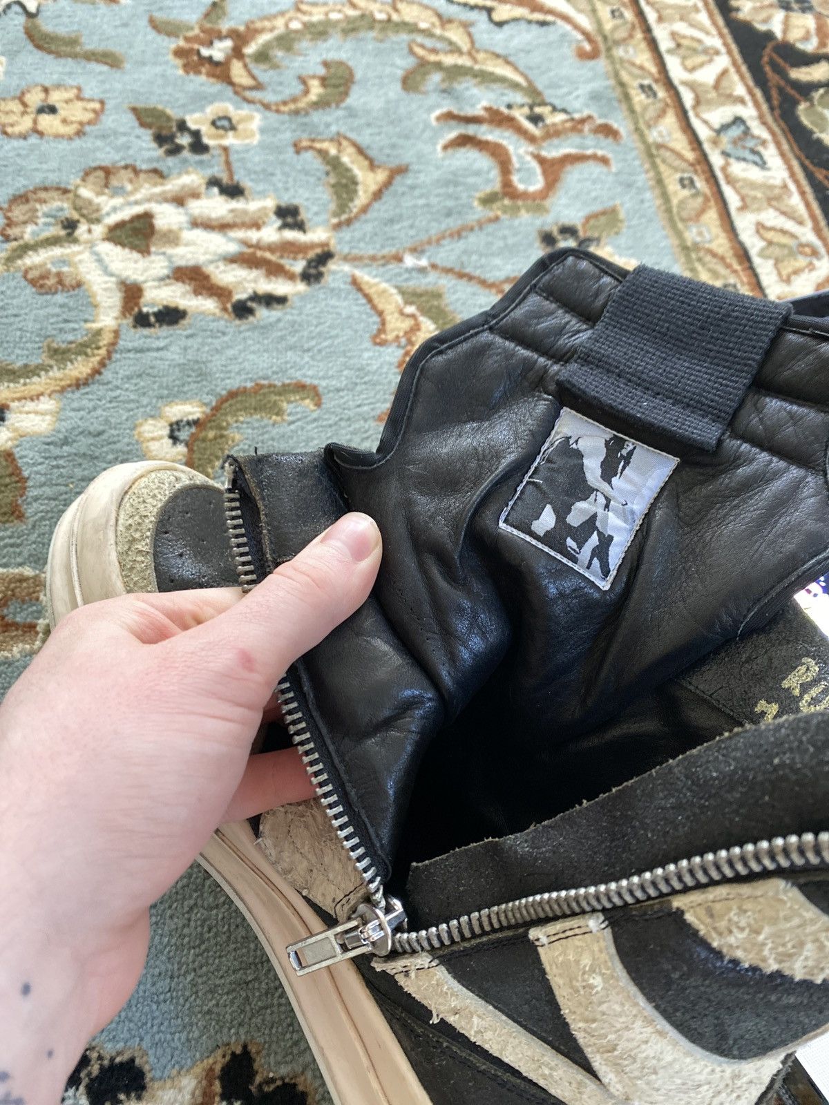 Rick Owens Final Drop! Rick Owens Mohawk W/ Unstitched Sole Size US 11 / EU 44 - 15 Thumbnail