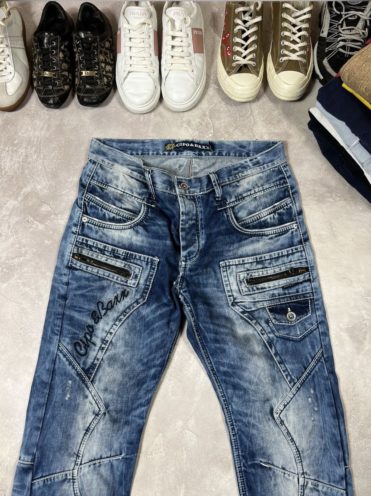 Other Vintage Cipo Bax Distressed Japanese Jenya Watanabe Style Size US 34 / EU 50 - 3 Thumbnail