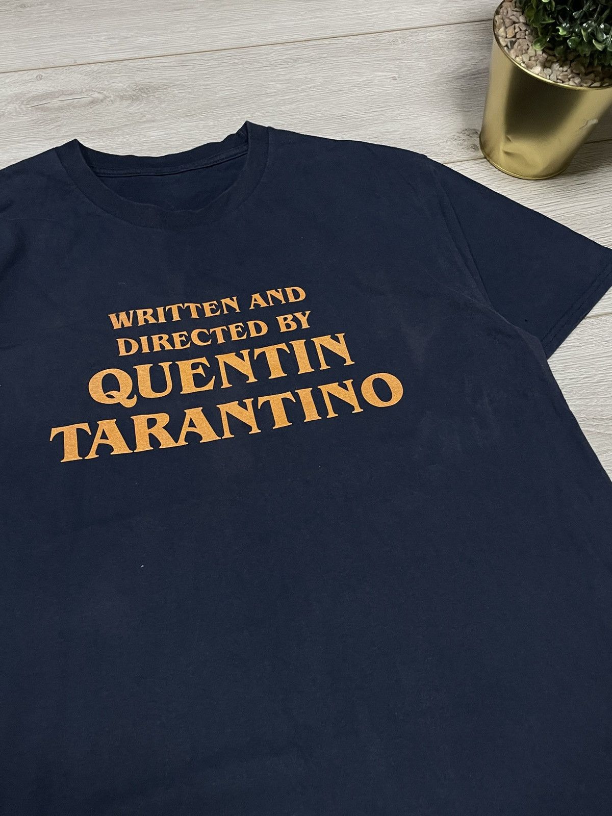 Vintage Quentin Tarantino vintage tee shirt “Written and directed” Size US L / EU 52-54 / 3 - 3 Thumbnail