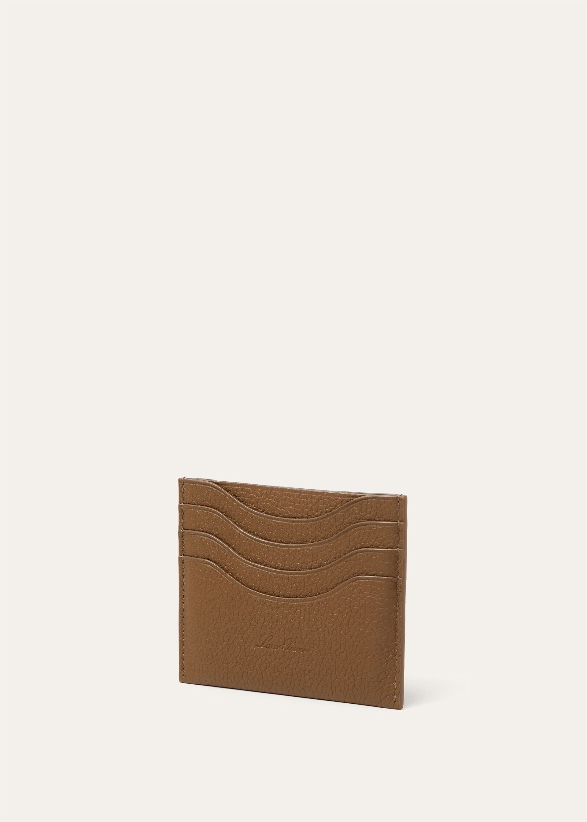 Loro Piana os11x0426 FAR0705 Size: OS / Extra Cardholder in Pecan Size ONE SIZE - 3 Thumbnail