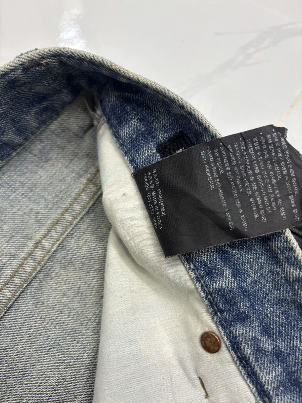 14th Addiction × Isamu Katayama Backlash × Yasuyuki Ishii FLARE JEANS IMPROVES CLAWMARK FLARED DENIM JEANS Size US 34 / EU 50 - 10 Thumbnail