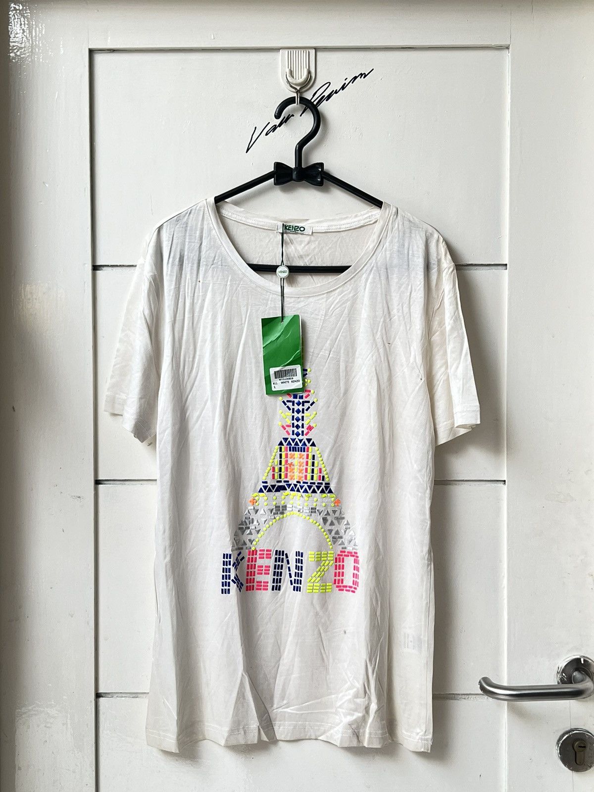 Kenzo KENZO Paris White T-shirt Size US XS / EU 42 / 0 - 9 Thumbnail