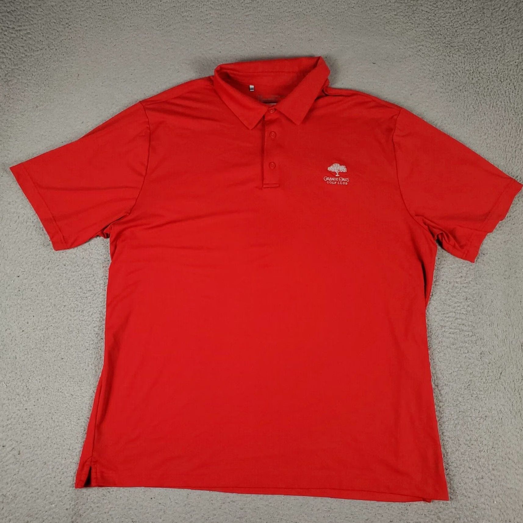 Under Armour Under Armour Polo Shirt Mens 2XL Red Golf Casual Short Sleeve Size US XXL / EU 58 / 5 - 2 Thumbnail