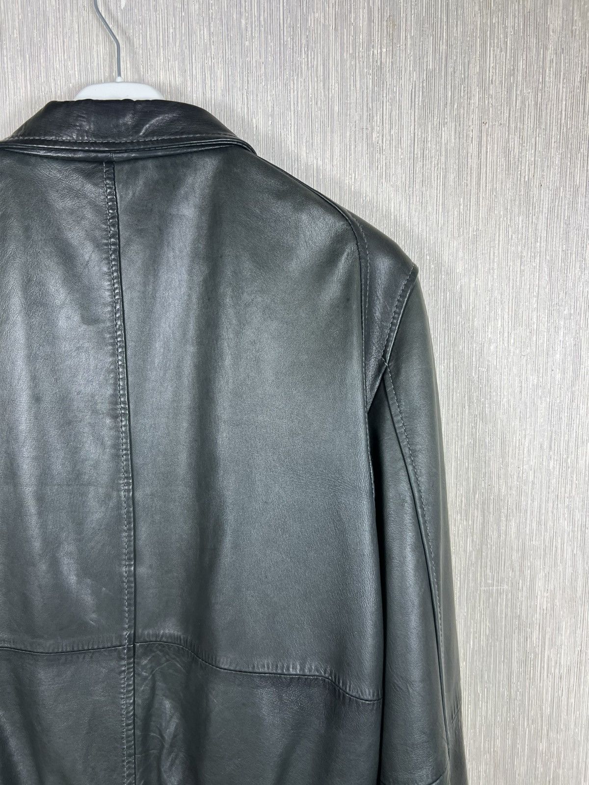 GOOSECRAFT Vintage Goose Craft bomber leather jacket double zip Size US L / EU 52-54 / 3 - 16 Thumbnail