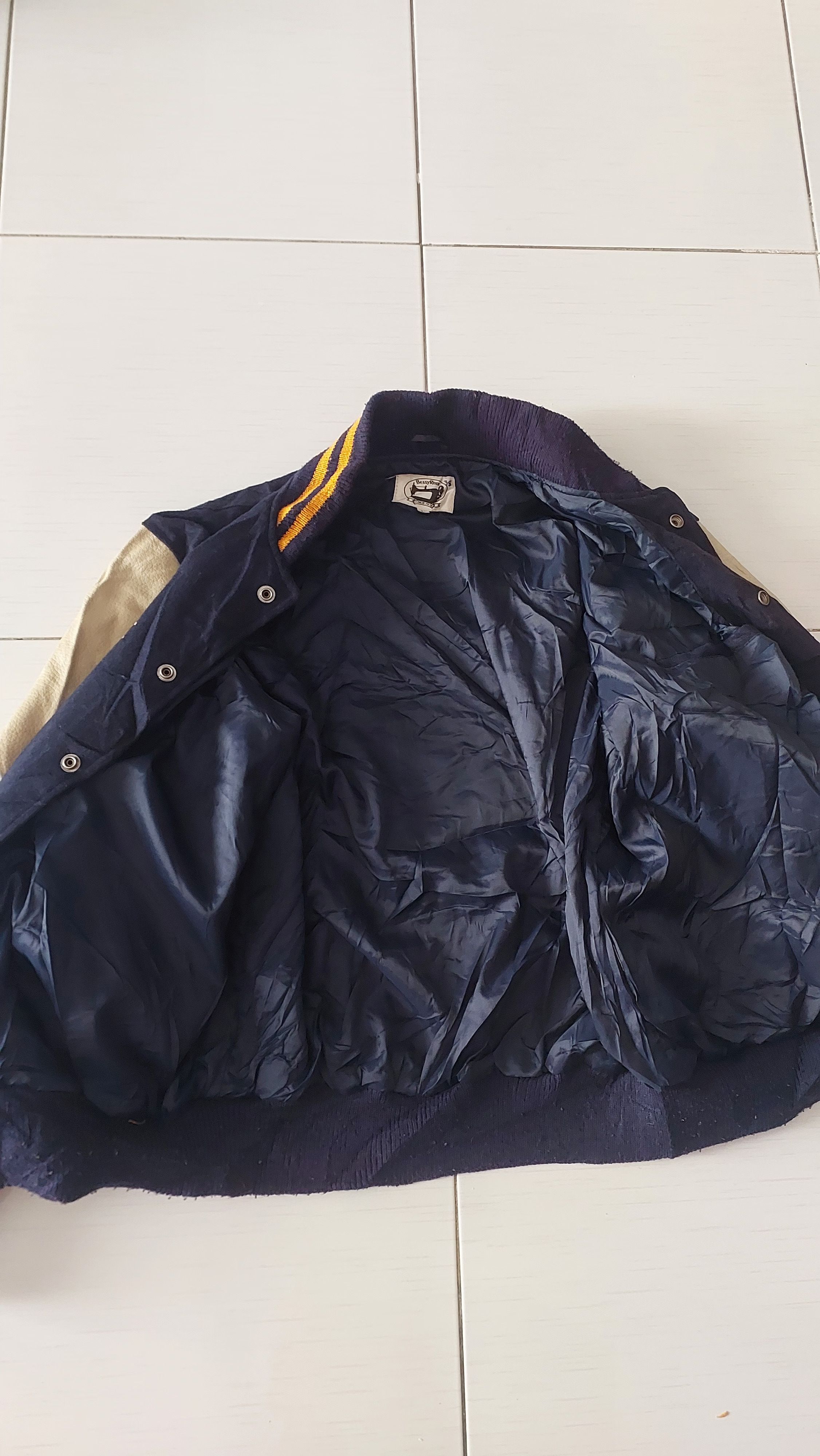 Japanese Brand Bessy Ross Varsity Jacket L Size Size US L / EU 52-54 / 3 - 3 Thumbnail