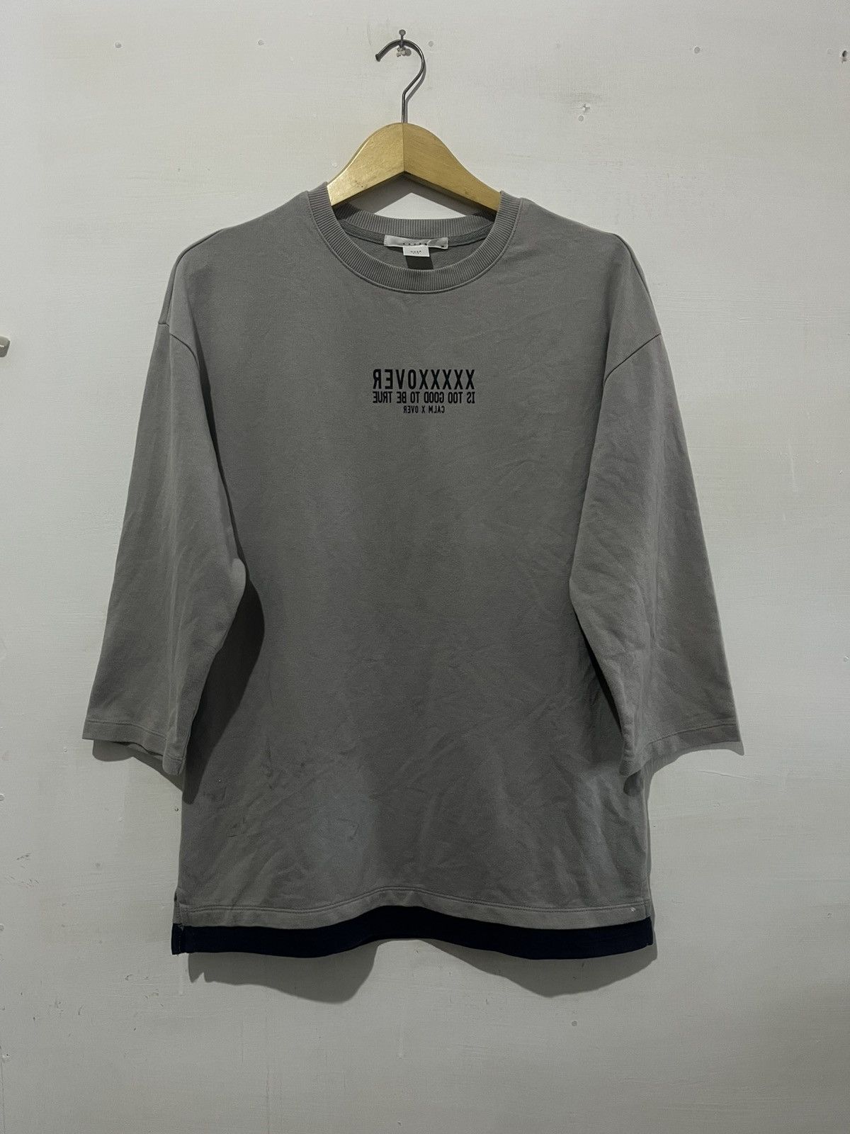 20471120 ANDEW Overfit Double Layer Sweatshirt Grey Size US L / EU 52-54 / 3 - 3 Thumbnail