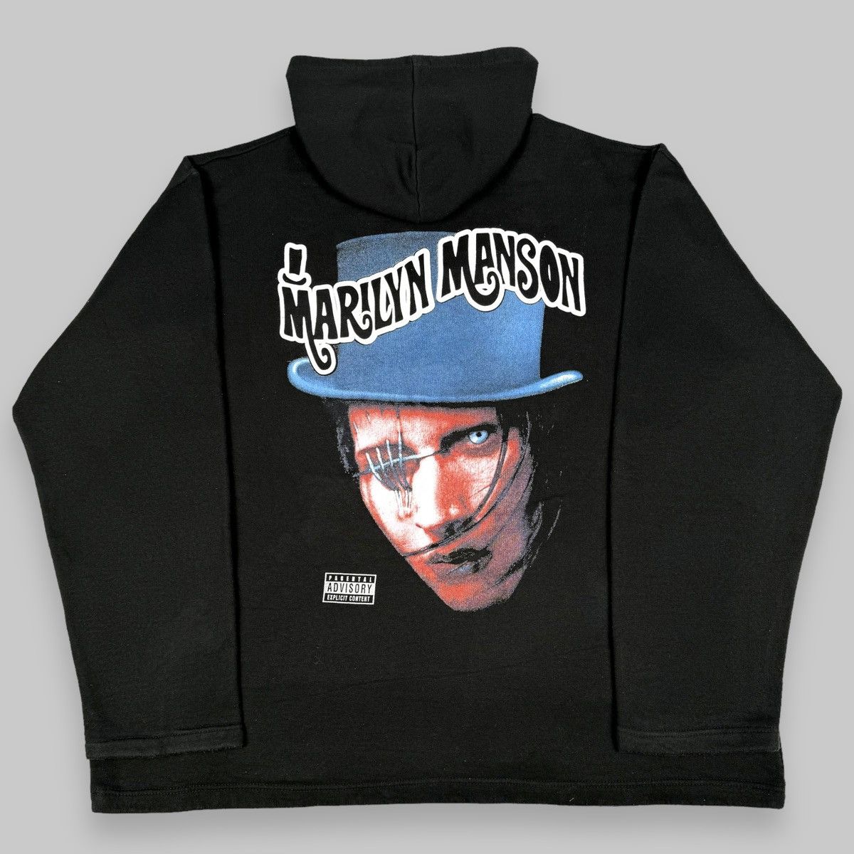 Band Tees Vintage 2000 Marilyn Manson ‘Parental Advisory’ Euro Hoodie Size US XL / EU 56 / 4 - 3 Thumbnail