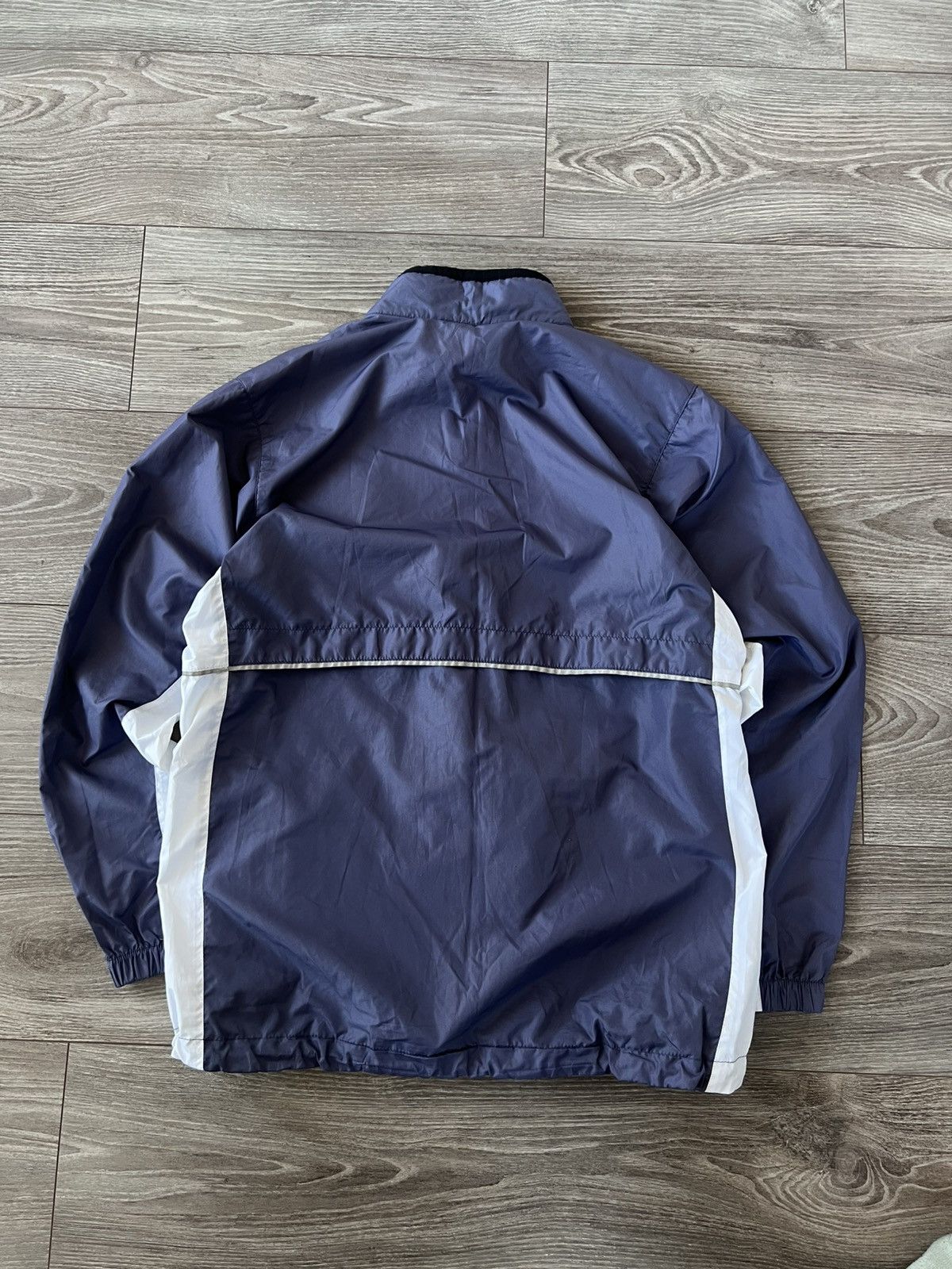 Nike × Vintage ‼️Vintage Nike 90s Knit Logo Swoosh Windbreaker Jacket Size US M / EU 48-50 / 2 - 12 Thumbnail