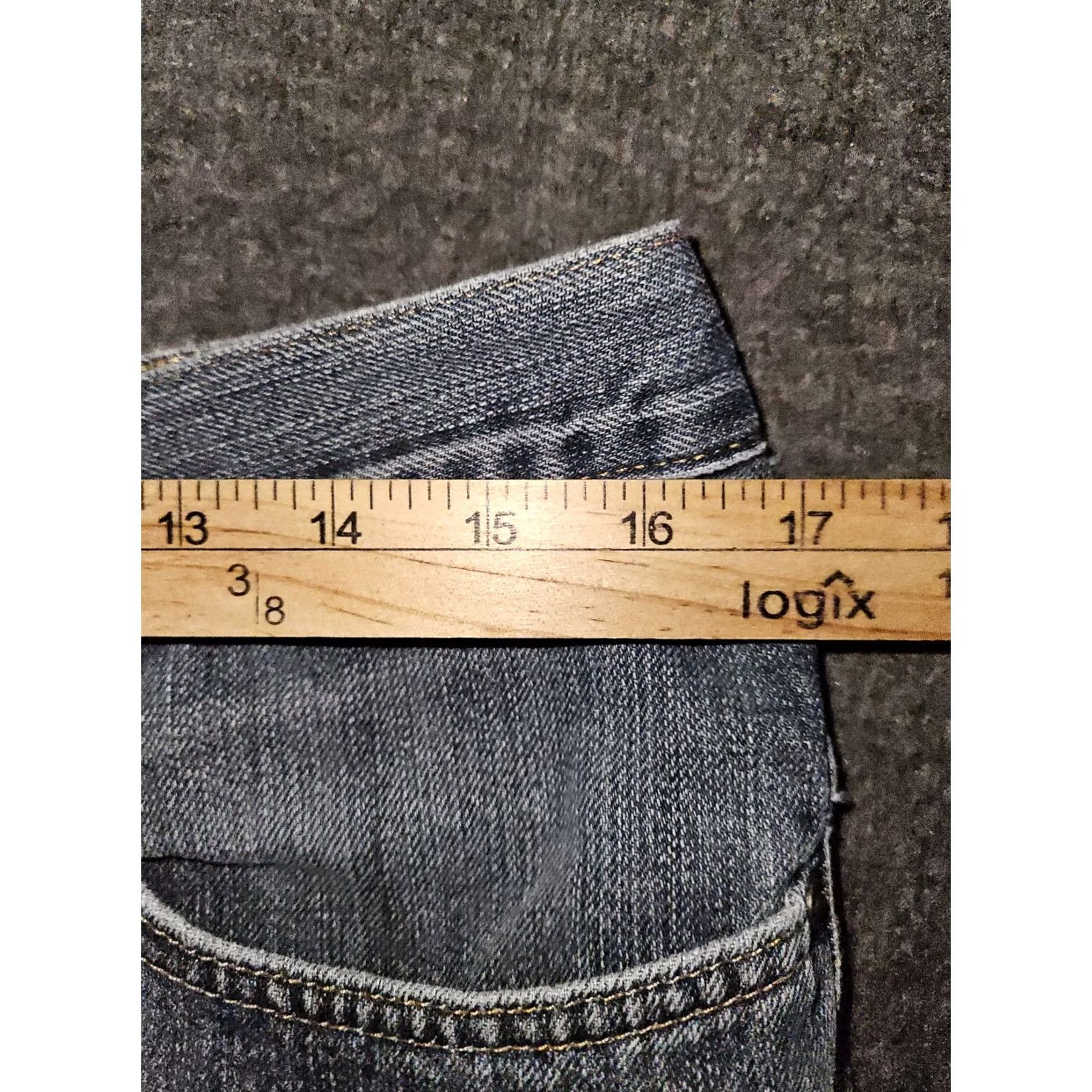 Carhartt Carhartt Jeans Relaxed Straight Mens 33x30 Blue Denim Medium Workwear Distressed Pockets Logo Regular Size Type: Jeans Size US 33 - 3 Thumbnail