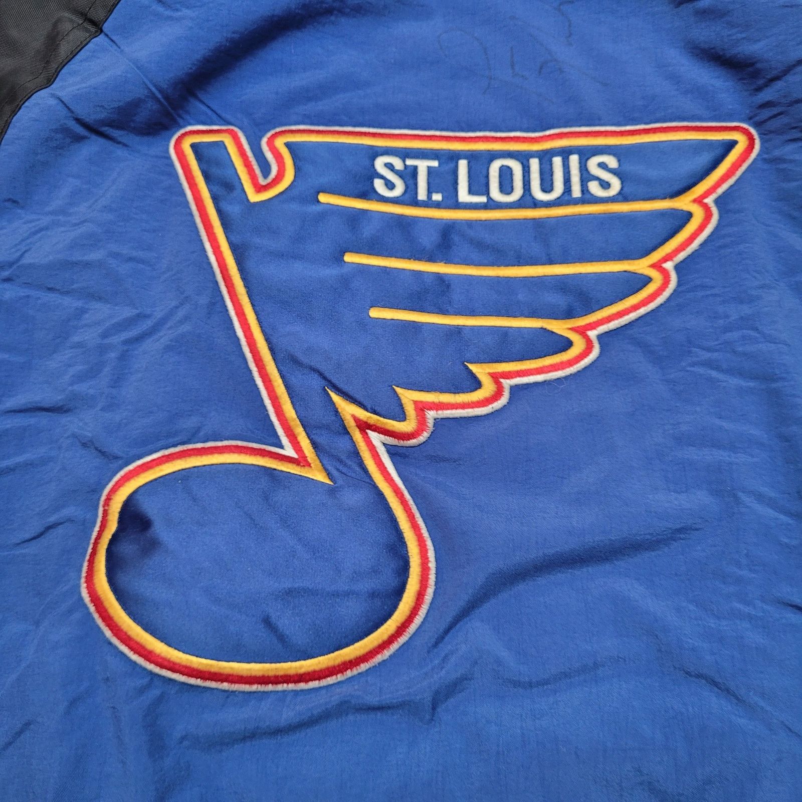 Starter VTG Starter St. Louis Blues Anorak Jacket Womens S Cropped Size S / US 4 / IT 40 - 8 Thumbnail