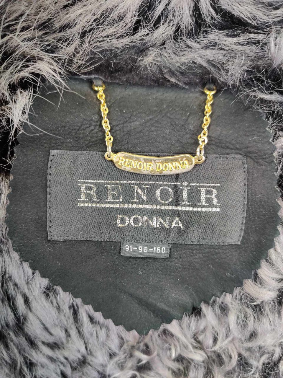 Japanese Brand Rare 🔥 Renoir Donna Faux Fur Suede Leather Jacket Size US L / EU 52-54 / 3 - 13 Thumbnail