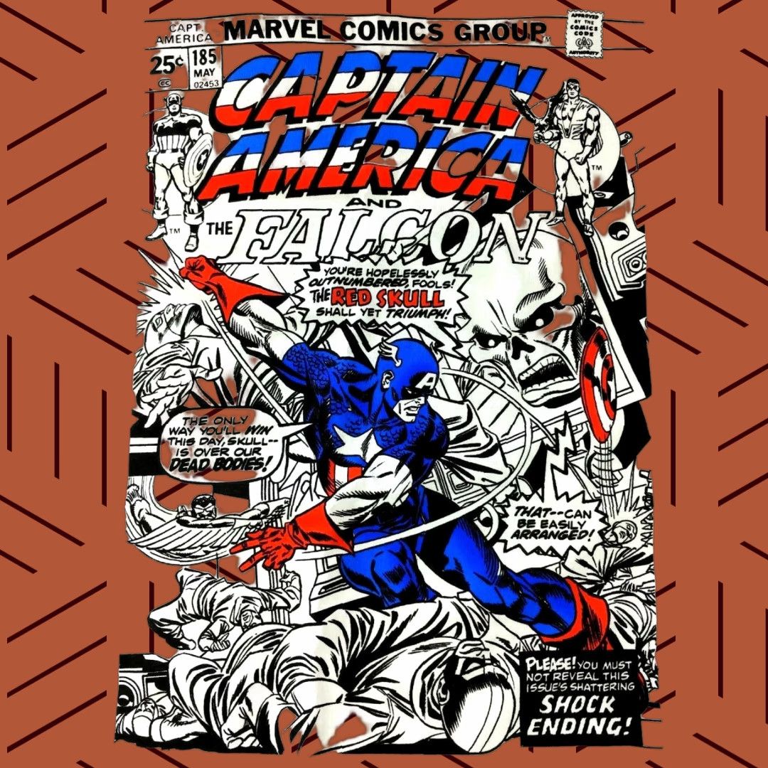 Vintage Captain America Shirt Men Large White Graphic Comics Book Print Marvel Size US L / EU 52-54 / 3 - 1 Thumbnail