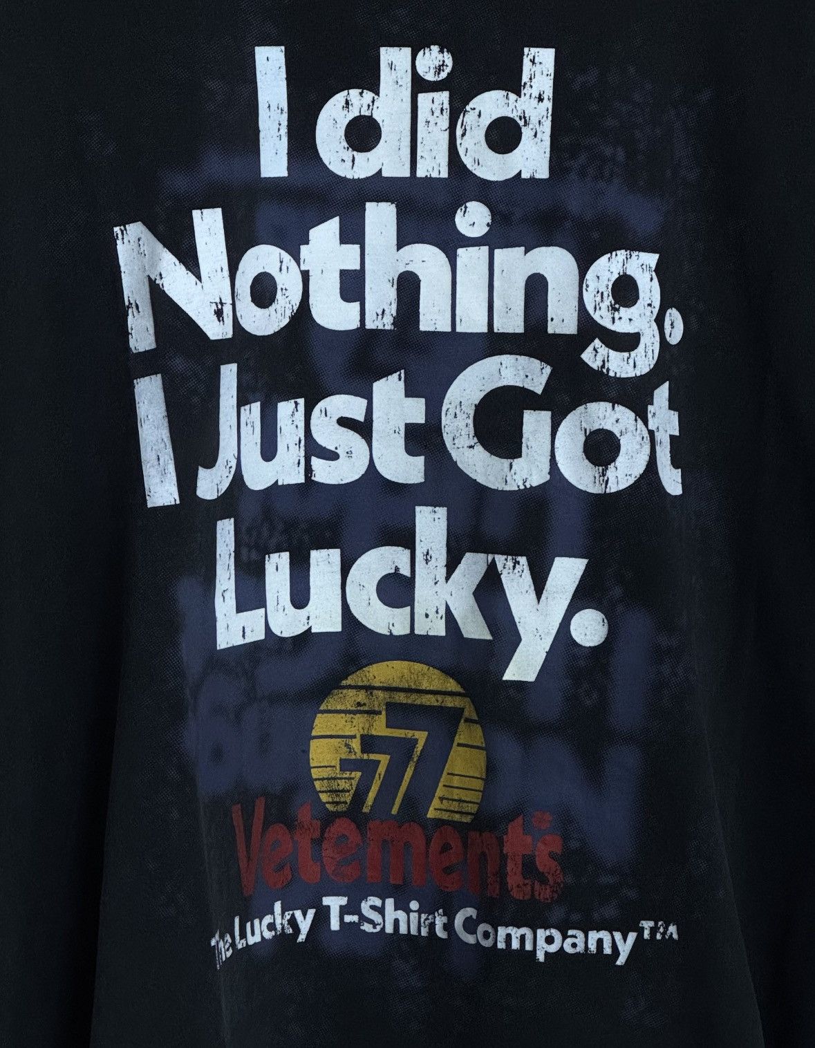 Vetements Vetements I Did Nothing T-Shirt SS22 Size US XL / EU 56 / 4 - 4 Thumbnail