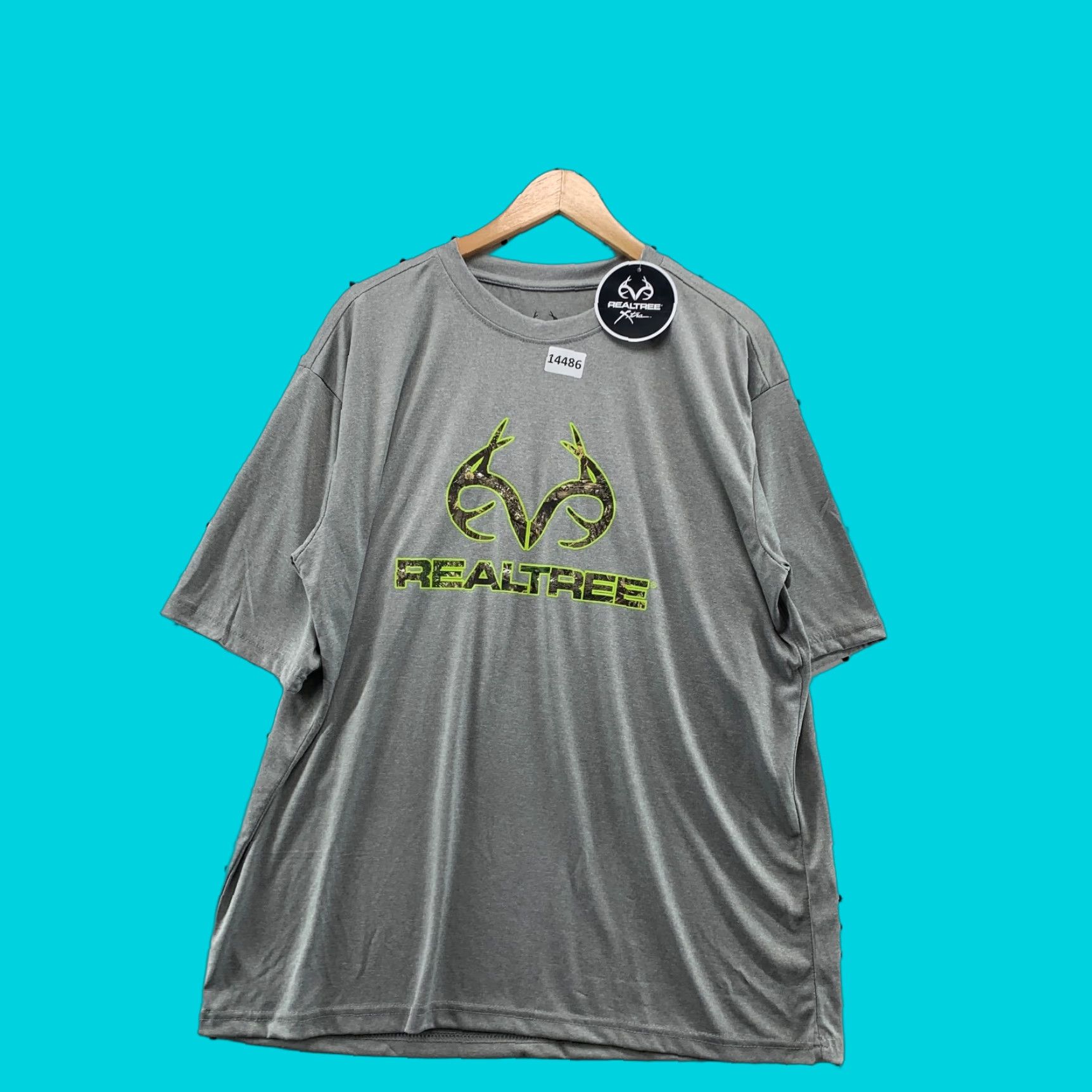 Realtree VINTAGE Realtree Camouflage T-Shirt Adult XL Gray Short Sleeve Logo Unisex Size US 36 / EU 52 - 1 Thumbnail