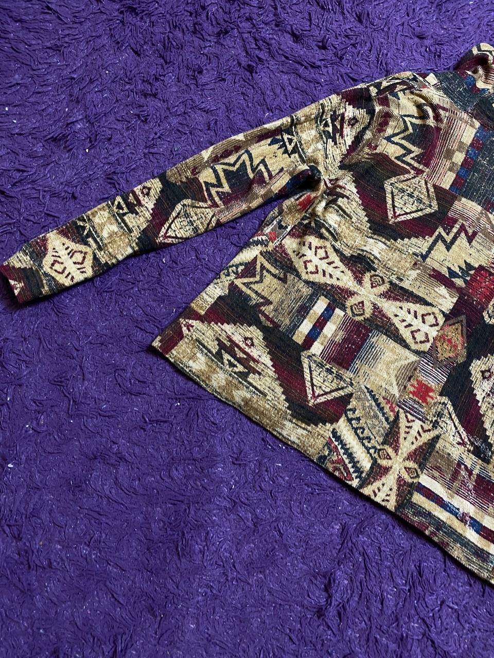 Polo Ralph Lauren Vintage Ralph Lauren print cotton sunfaded CARDIGAN Size L / US 10 / IT 46 - 17 Thumbnail