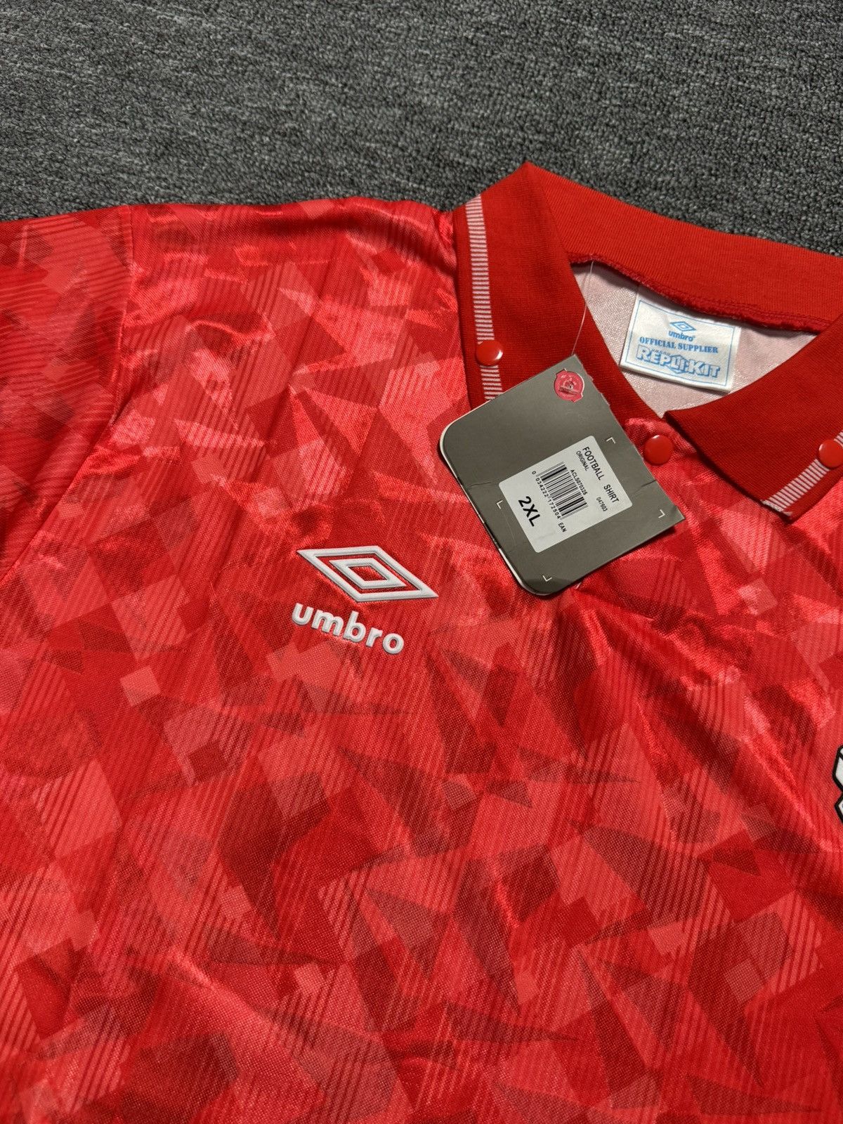 Umbro Vintage Wales 1990-1992 Home Soccer Jersey Umbro Rare Size US XXL / EU 58 / 5 - 4 Thumbnail