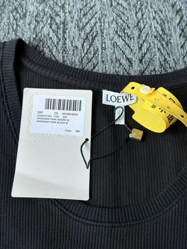 Loewe loewe Black embroidered vest 2506-Nextarrow Size US M / EU 48-50 / 2 - 4 Thumbnail