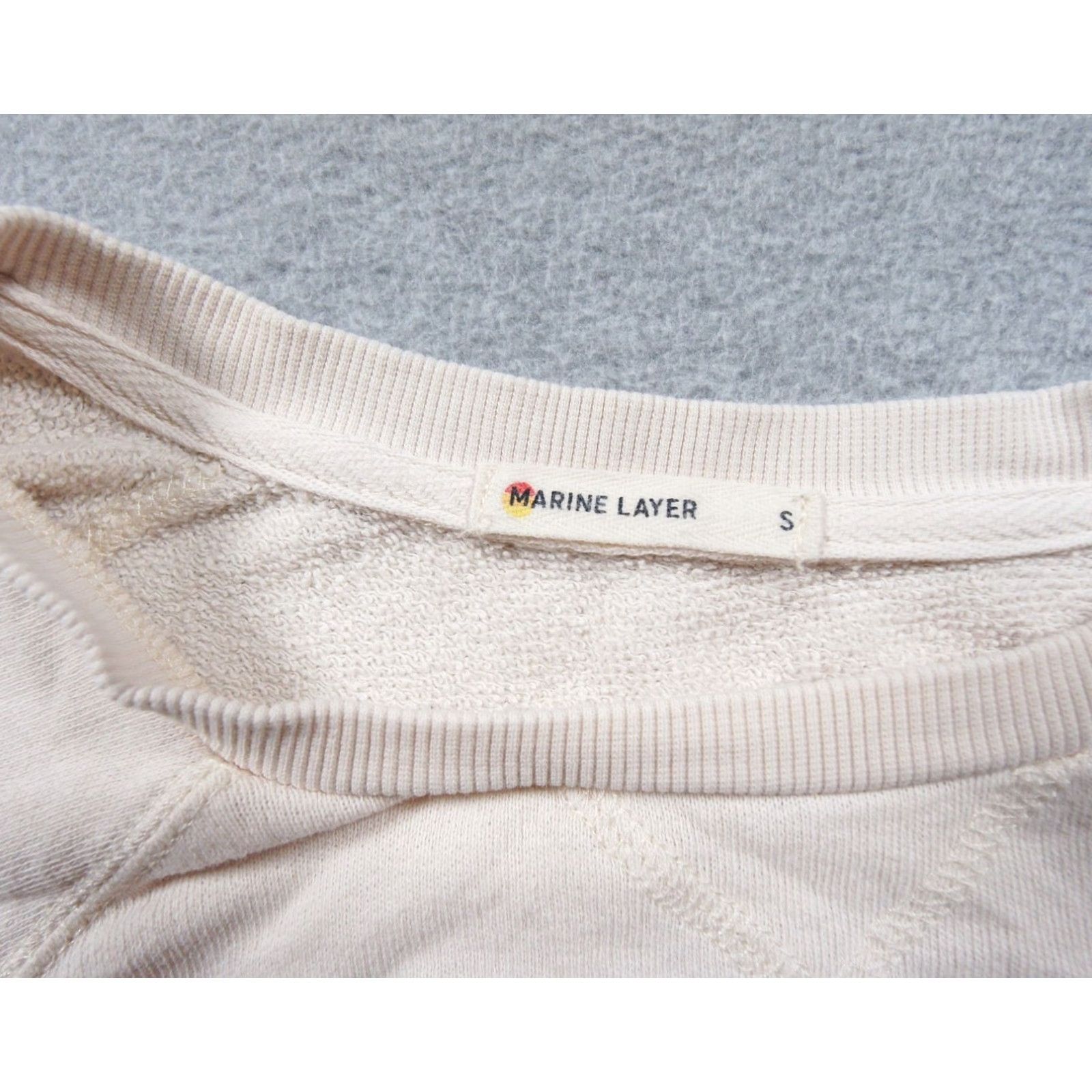 Marine Layer Marine Layer Sweatshirt Womens Small Orange Ombre Lightweight Crewneck Pullover Size S / US 4 / IT 40 - 4 Thumbnail