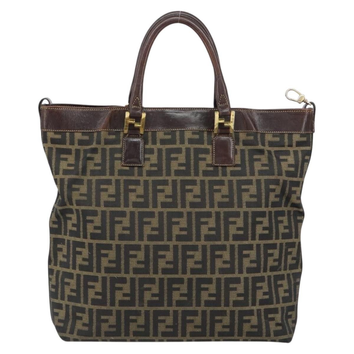 Fendi Fendi Vintage Zip Tote Zucca Canvas Size ONE SIZE - 1 Thumbnail