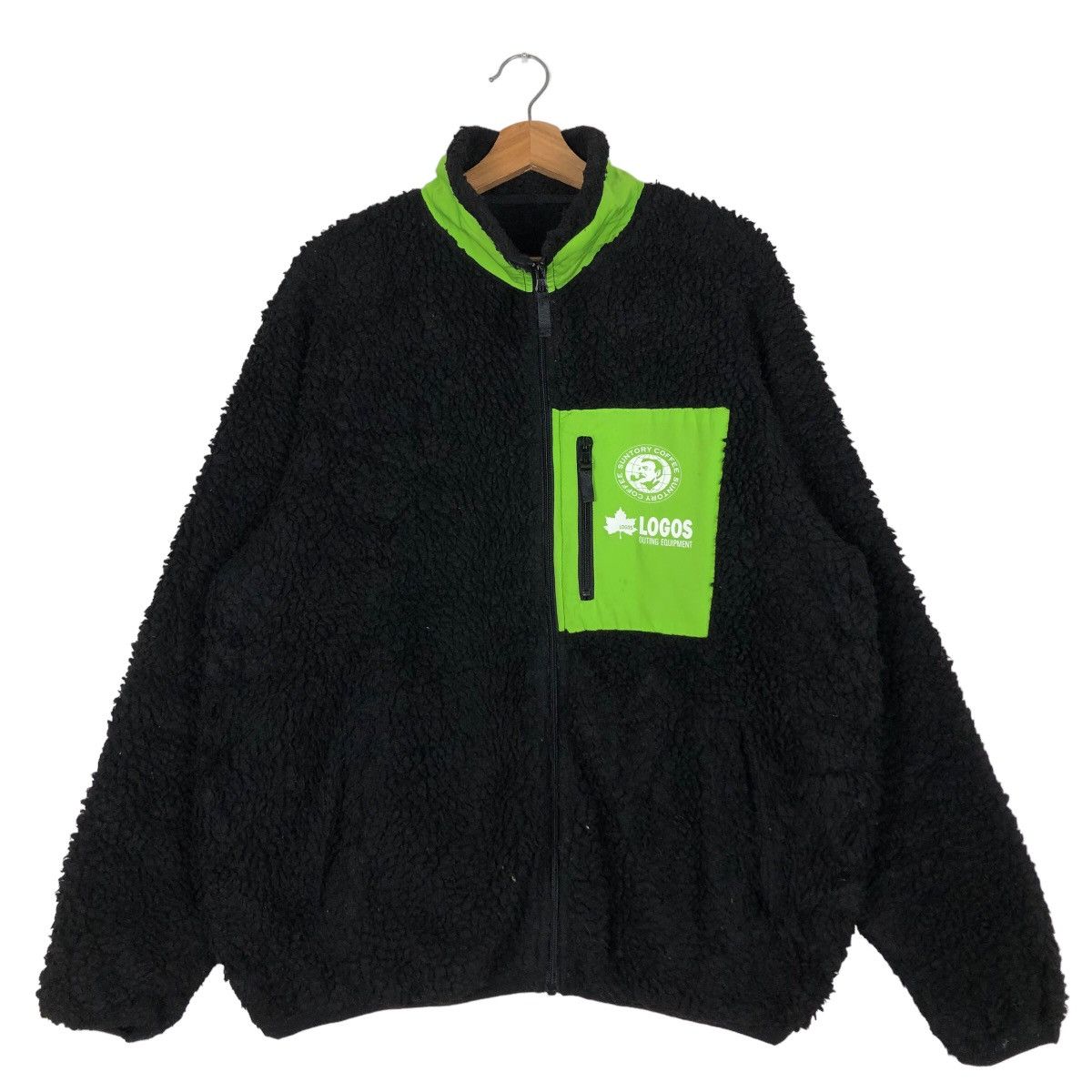 Japanese Brand 🔥Vtg Fleece Dip Pile Sherpa Jacket Suntory Coffee Boss Size US M / EU 48-50 / 2 - 1 Thumbnail