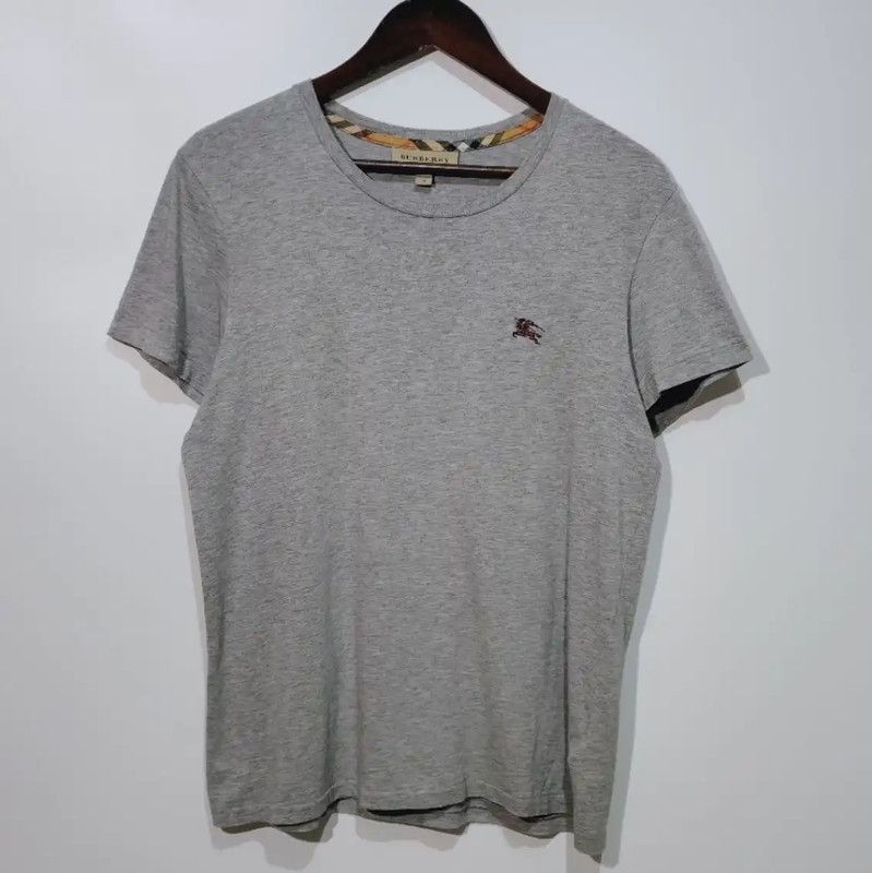 Burberry Burberry Gray Cotton Women's T-Shirt Size M / US 6-8 / IT 42-44 - 1 Thumbnail