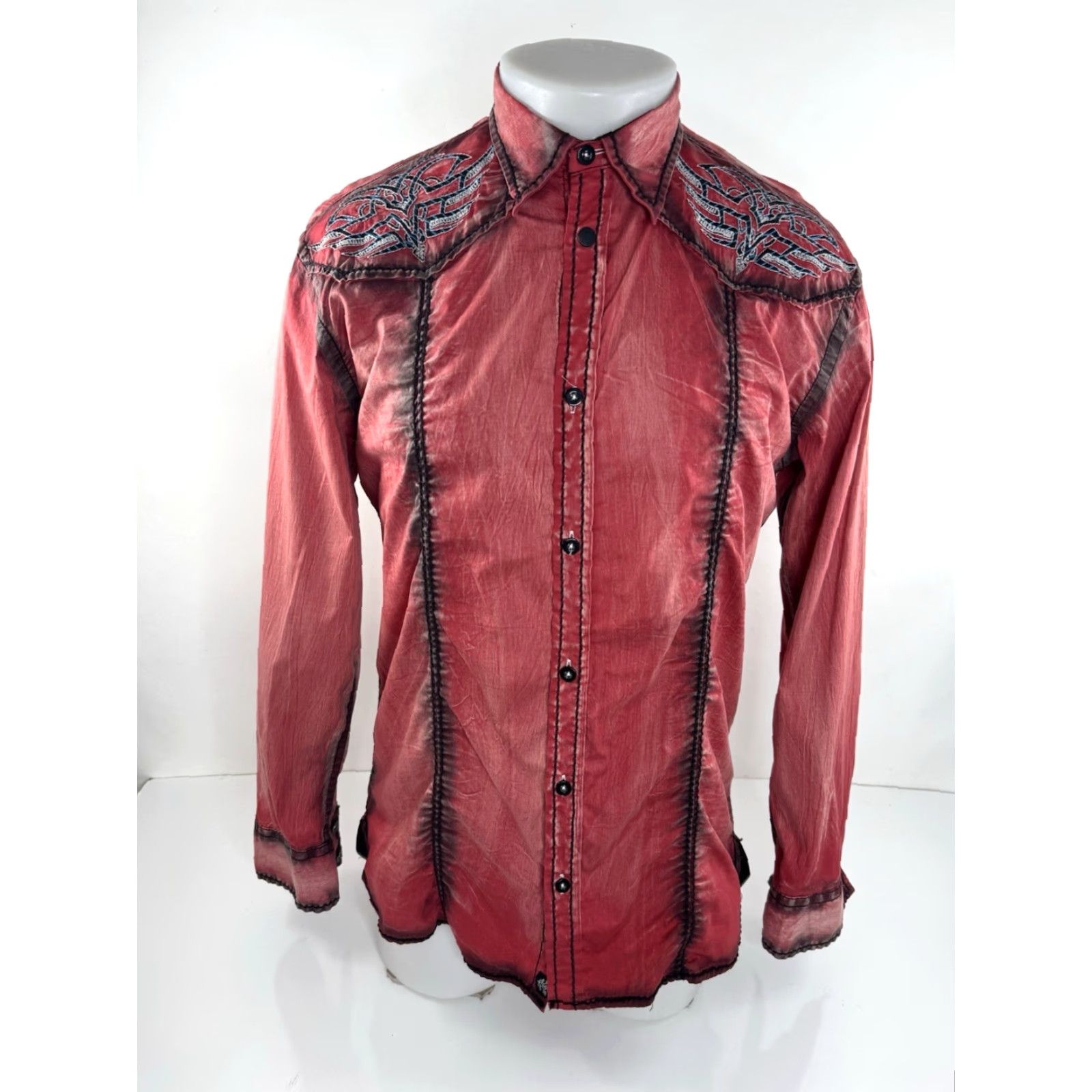 Roar ROAR Signature Embroidered TRIBAL Mens S Shirt Size US S / EU 44-46 / 1 - 2 Thumbnail