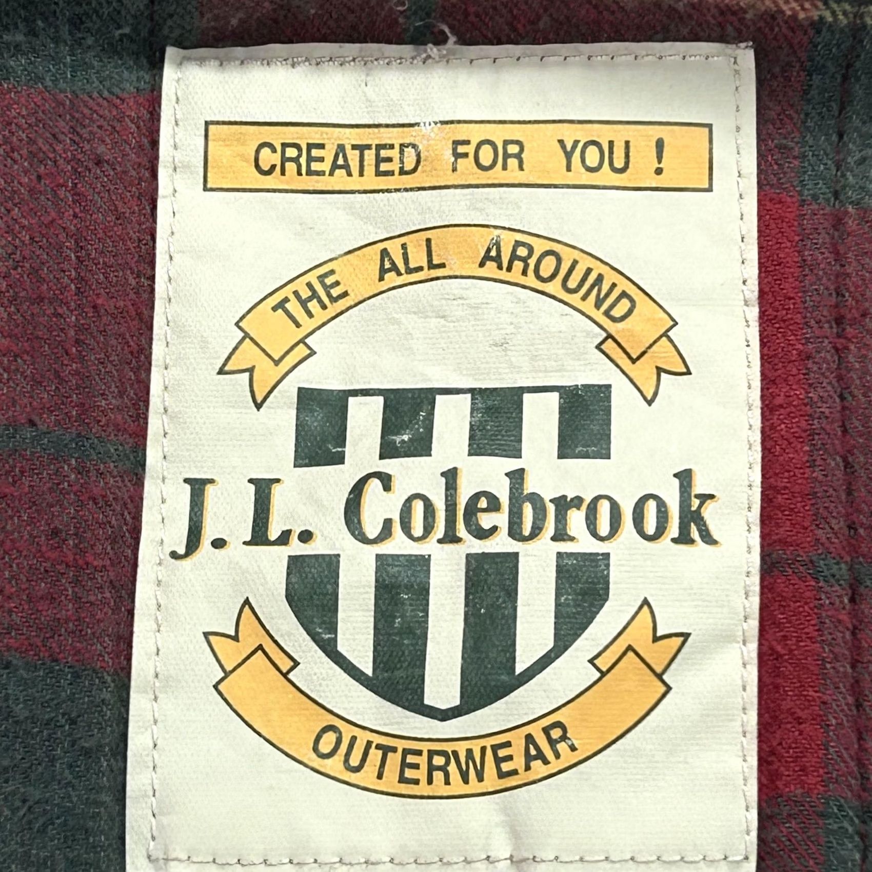 Vintage VINTAGE J.L. Colebrook Jacket Mens M Brown Hooded Canvas Parka Dijon Plaid Lining VTG Size US M / EU 48-50 / 2 - 7 Thumbnail
