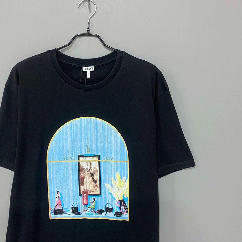 Loewe LOEWE Short sleeves with logo on the back Size XL / US 12-14 / IT 48-50 - 2 Thumbnail