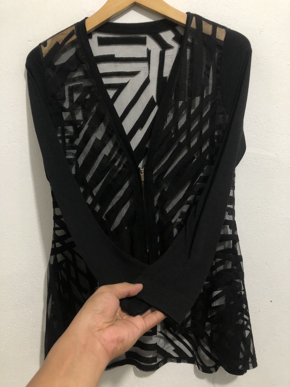 Issey Miyake Japanese Gothic LongSleeve Shirt Style Issey Size US M / EU 48-50 / 2 - 2 Thumbnail