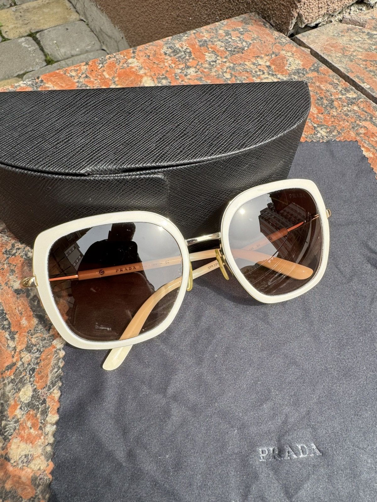 Prada Prada Sunglasses SPR 59M Designer Women’s Size ONE SIZE - 14 Thumbnail