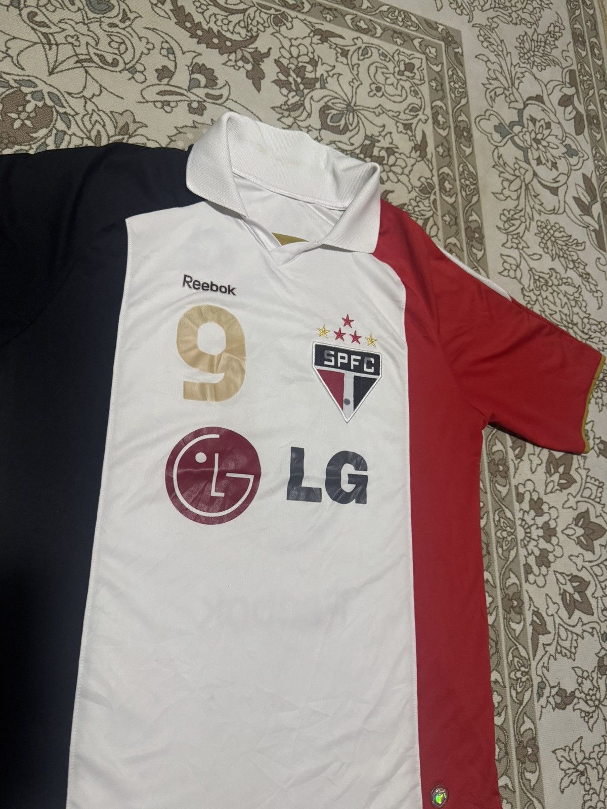 Vintage Vtg 09’ SPFC Reebok Collar Jersey Size US M / EU 48-50 / 2 - 1 Thumbnail