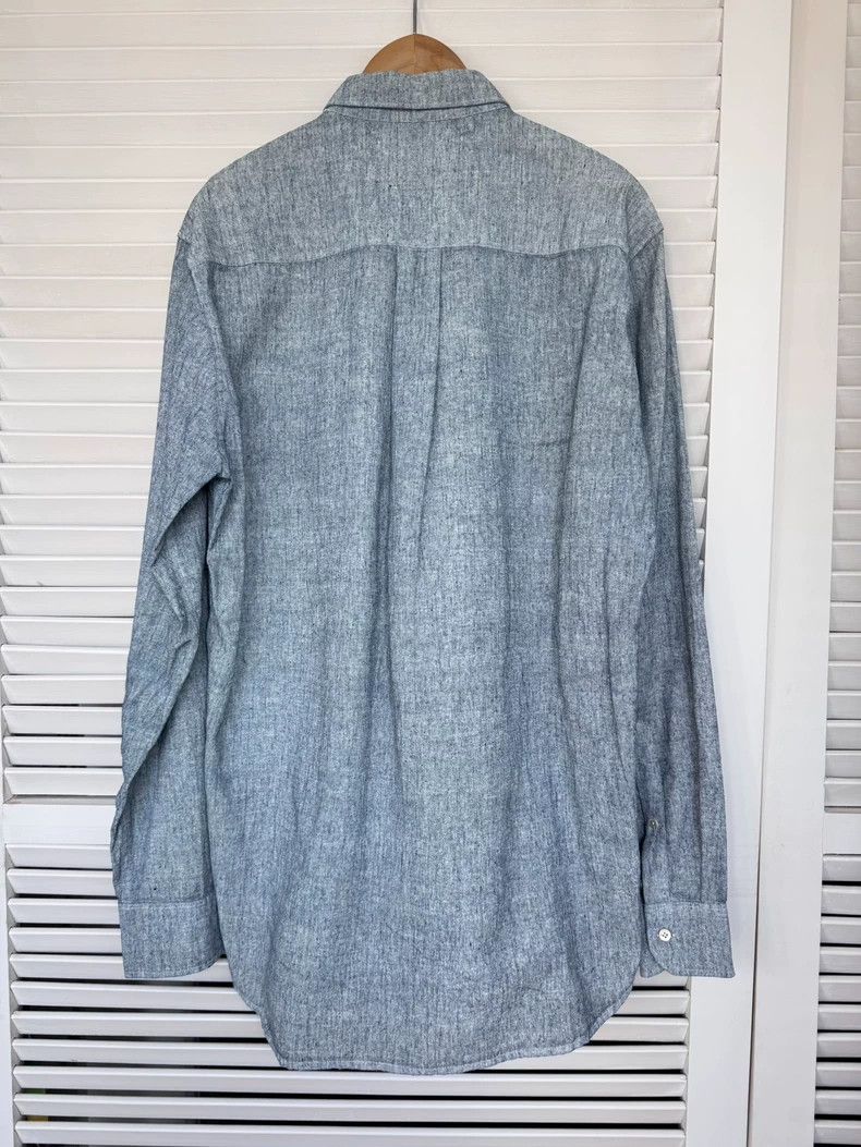 Our Legacy Our Legacy size48 Blue long-sleeved shirt for washing Size US M / EU 48-50 / 2 - 2 Thumbnail