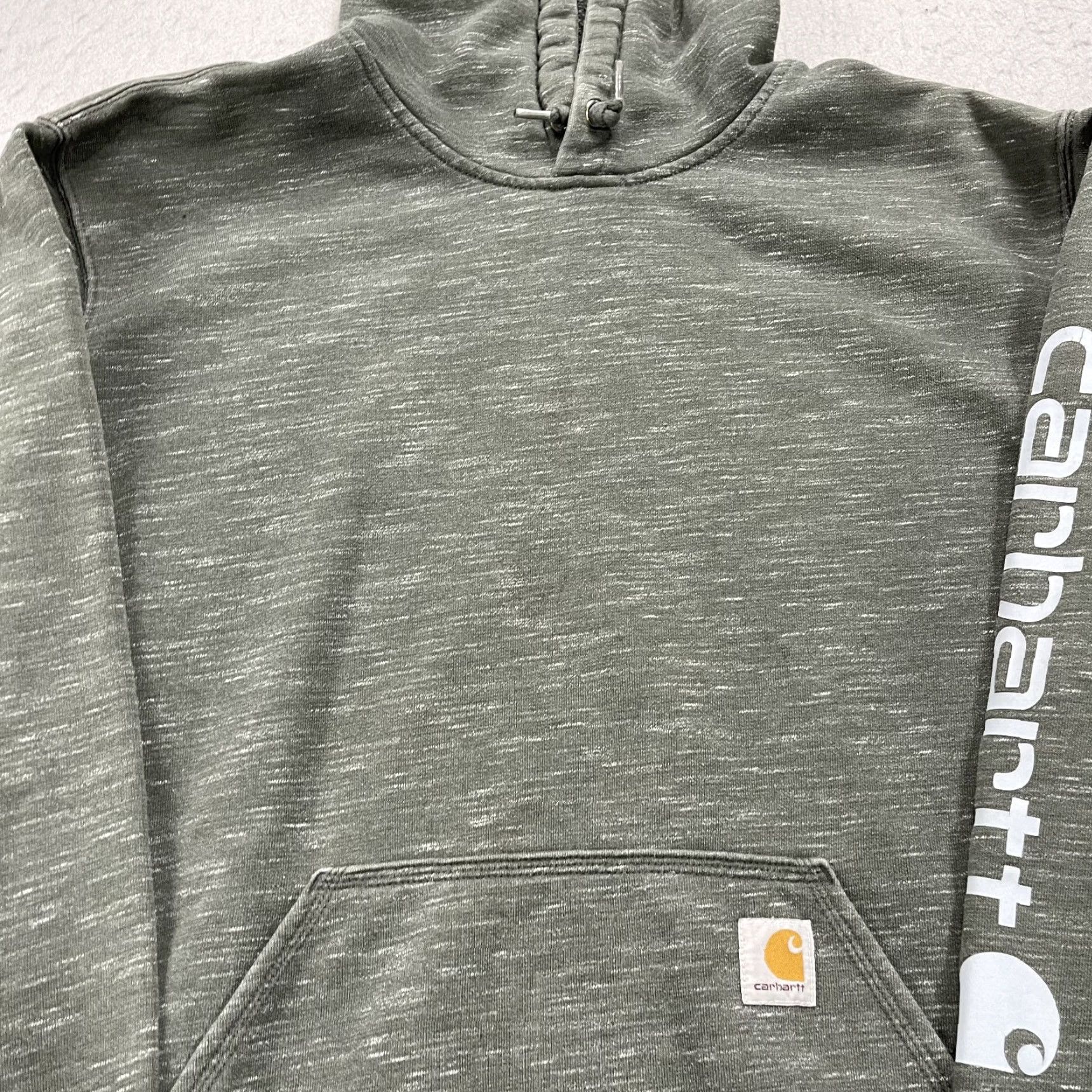 Carhartt VINTAGE Carhartt Hoodie Mens XL Gray Loose Fit Midweight Sweatshirt Workwear K288 Size US XL / EU 56 / 4 - 2 Thumbnail