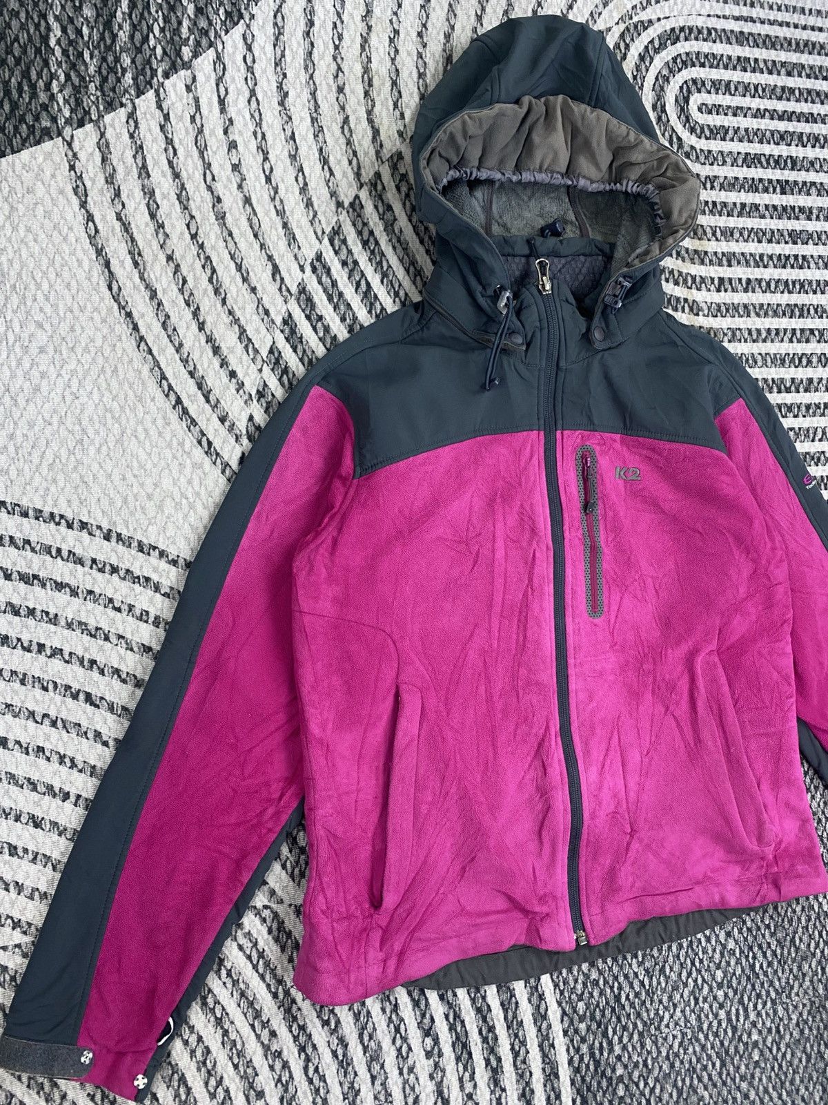 Japanese Brand Vintage K2 Wind Stopper Fleece Zipper Jacket Size S / US 4 / IT 40 - 3 Thumbnail