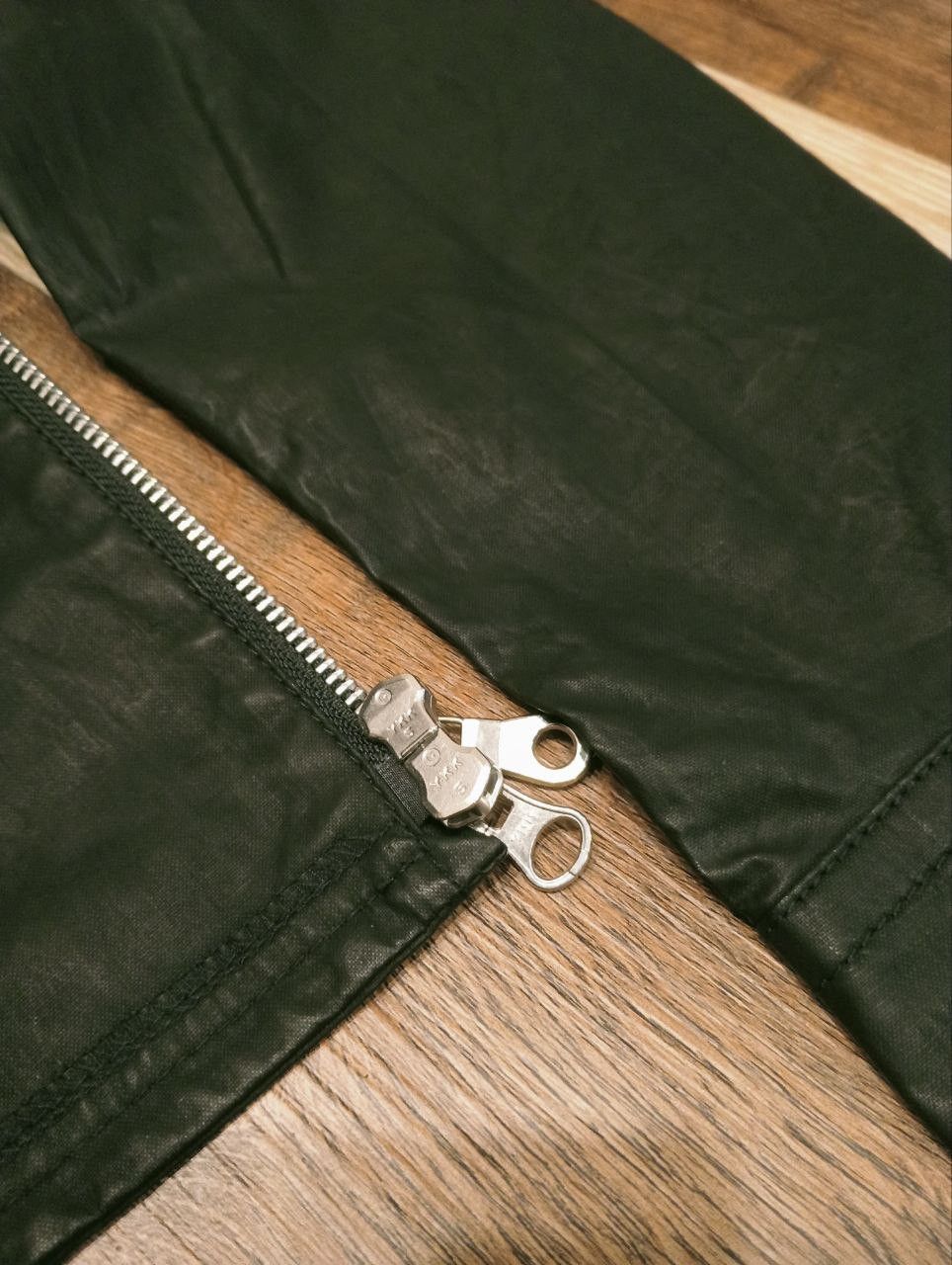 Nicole Club NICOLE CLUB JAPAN WAXED ZIPPER SHIRT - SIZE 48 Size US M / EU 48-50 / 2 - 11 Thumbnail