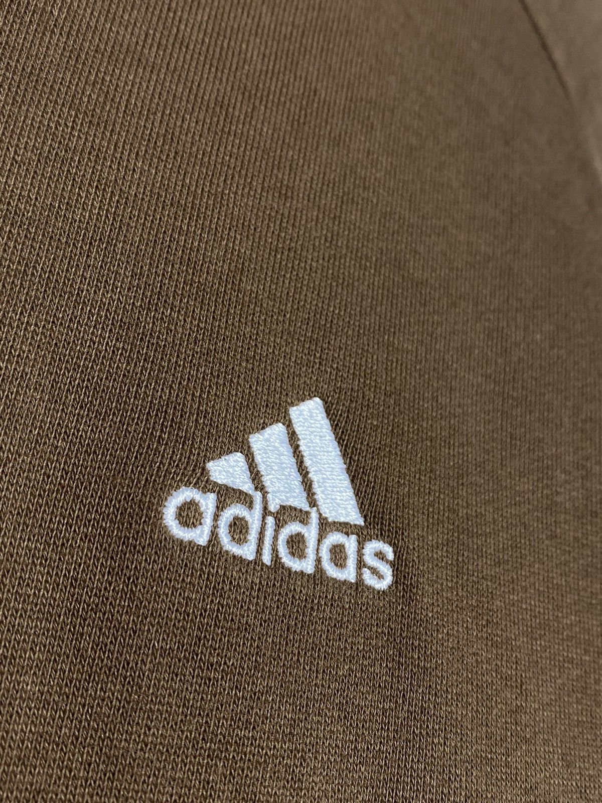 Adidas 🔥 ADIDAS Y2K BROWN 3-STRIPES CREW SWEAT RETRO SPORT VIBE Size US L / EU 52-54 / 3 - 10 Thumbnail