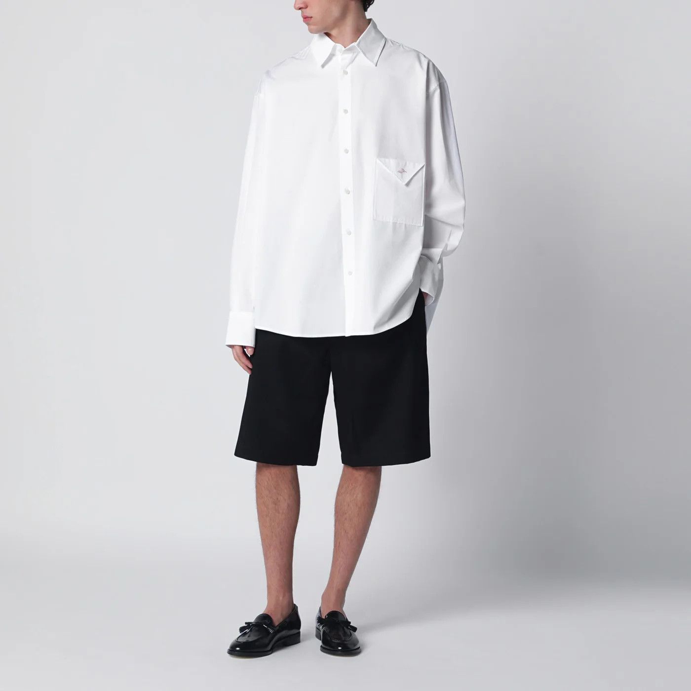 Jacquemus o1d2blof0526 Cotton Canvas Shorts in Black Size US 30 / EU 46 - 2 Thumbnail