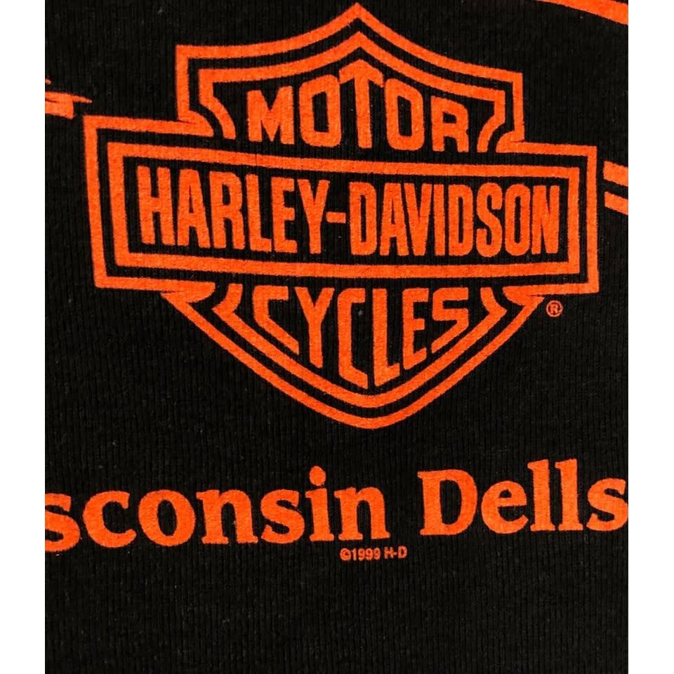 Harley Davidson × Vintage Vintage 1999 Harley Davidson Shirt XL Women, Elastic Fabric Size XL / US 12-14 / IT 48-50 - 3 Thumbnail